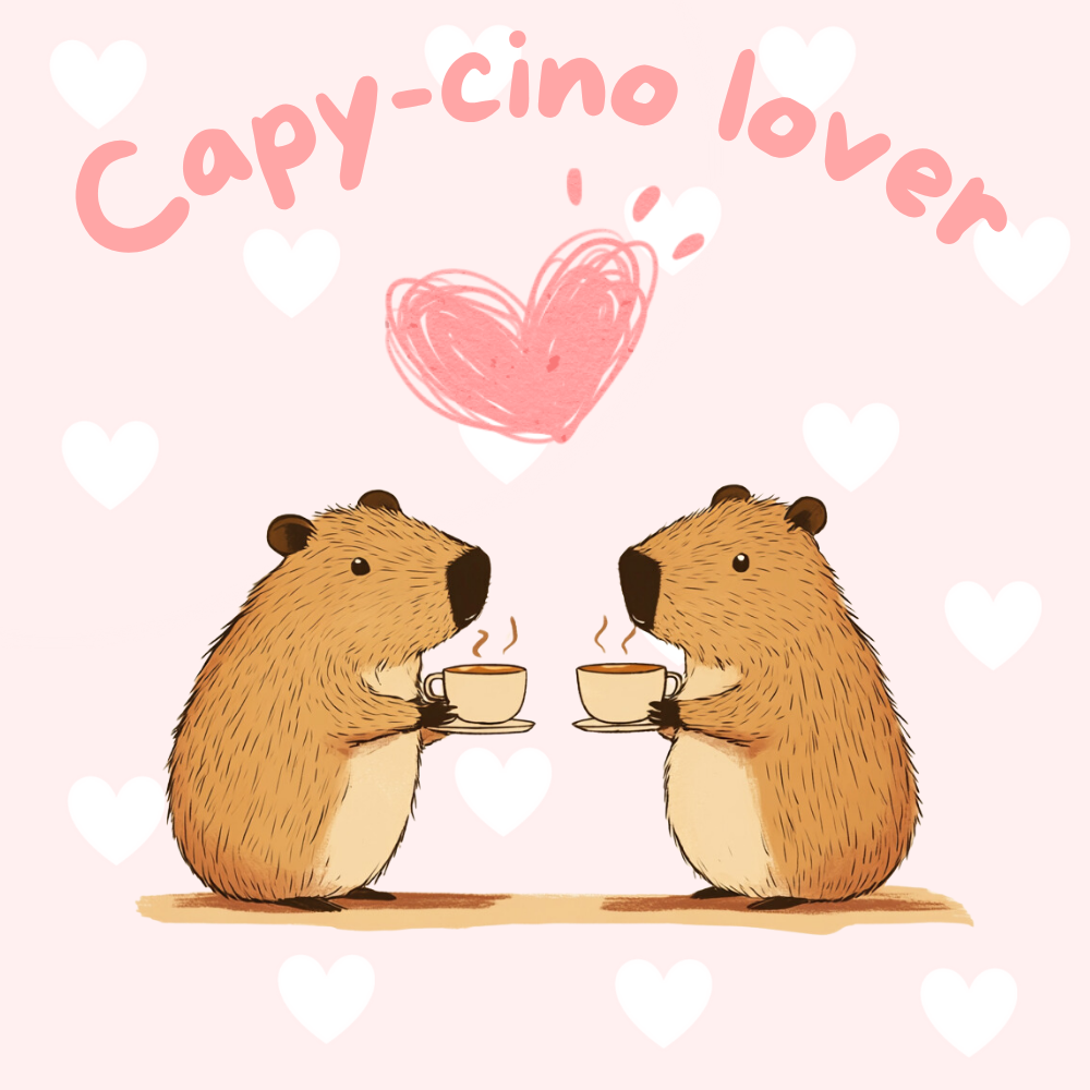 Cute Capybara Coffee Lover Gifts | The Capy-Cino Collection