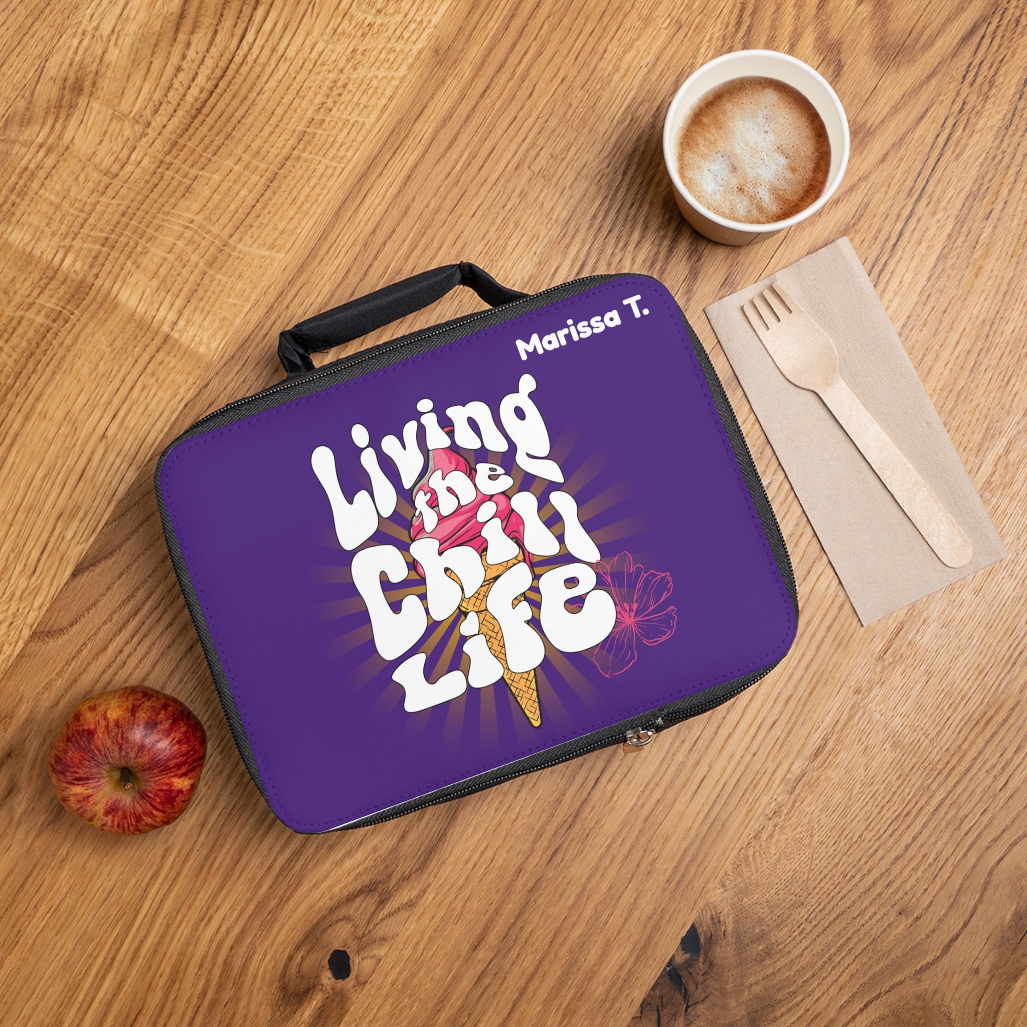 Living the Chill Life Lunchbox – Personalized, Funny & Summer Vibes for Kids
