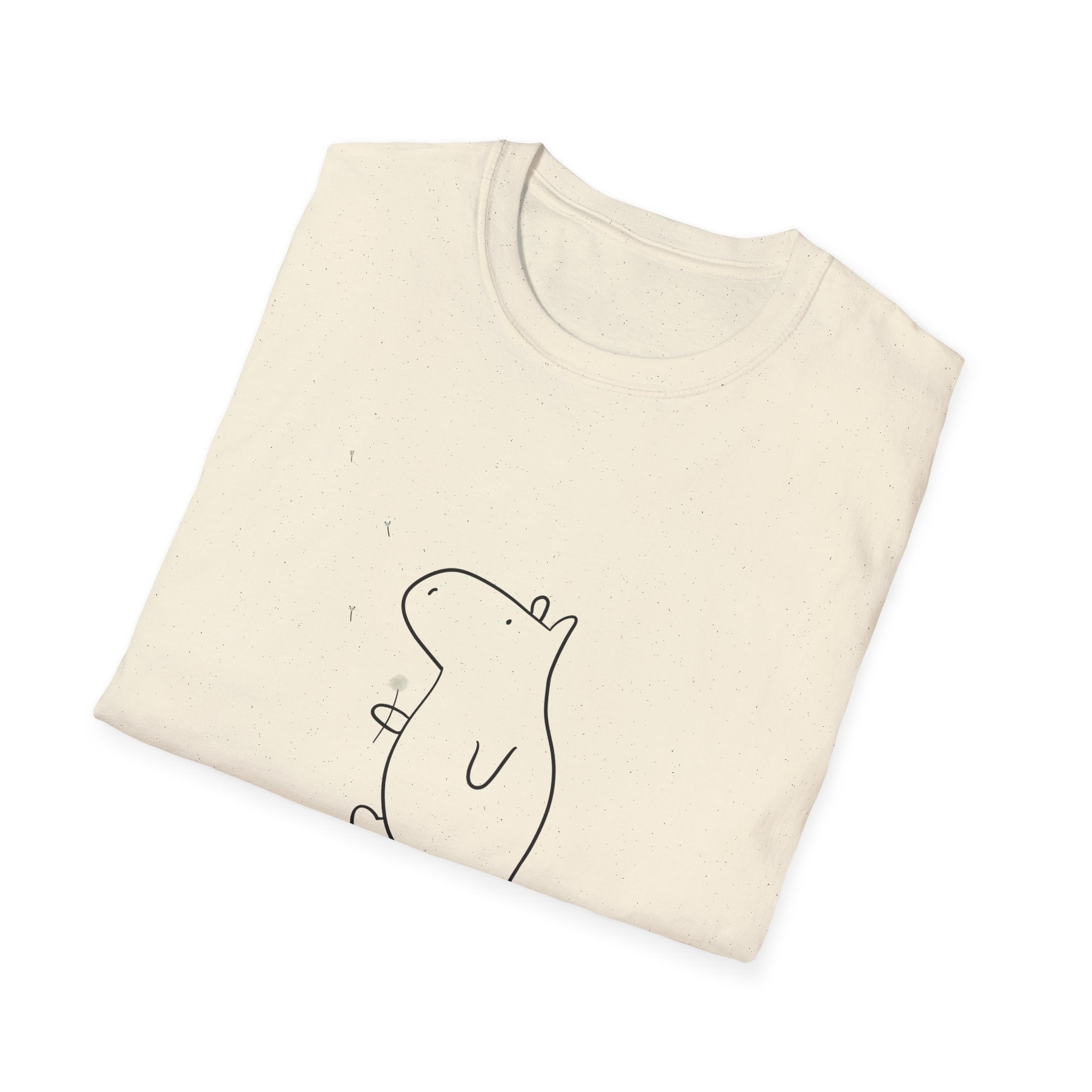 Funny Minimalist Tee - Always. Be. Lollygaggin’. Capybara Shirt