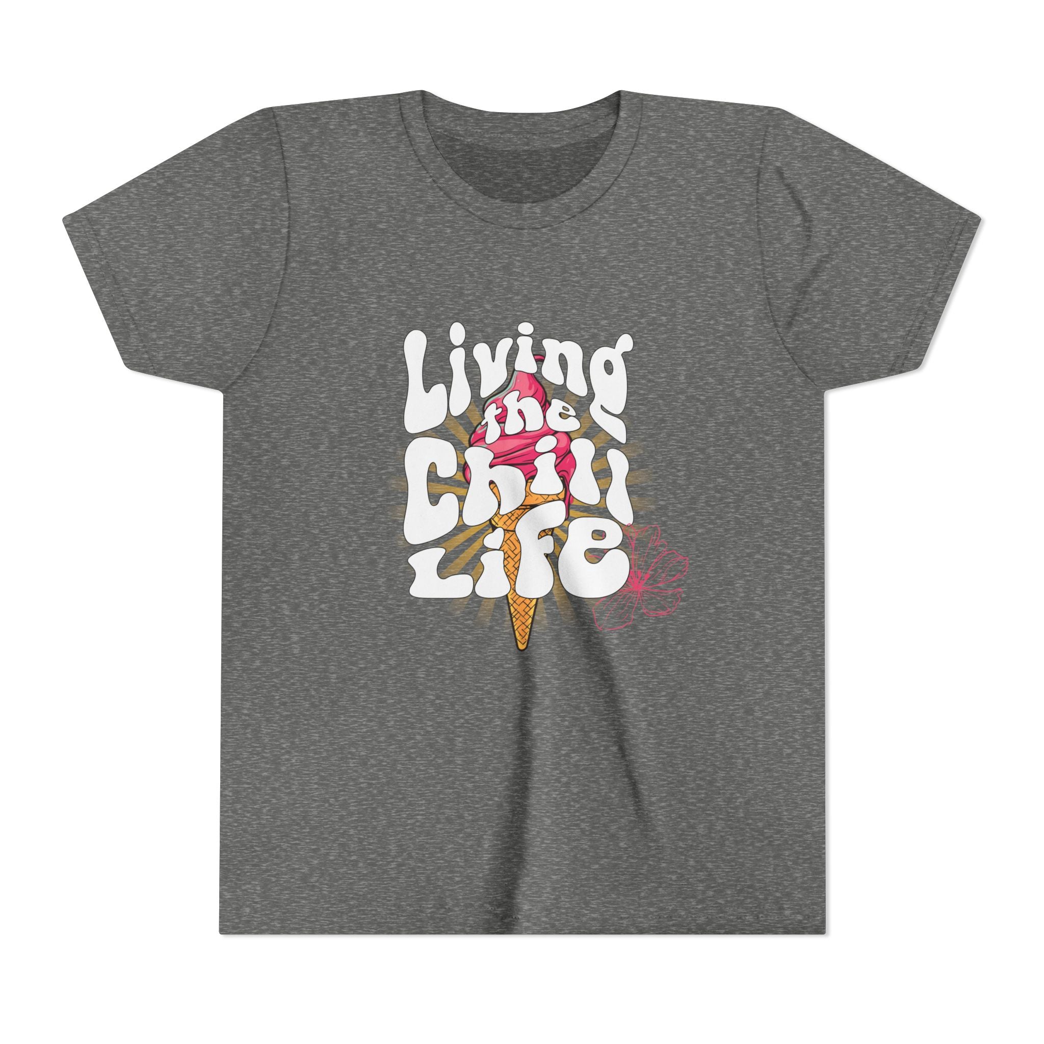 Living the Chill Life Ice Cream - Unisex Youth Tee