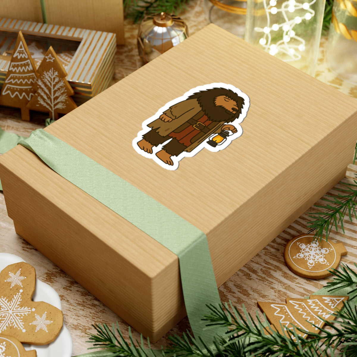 Keeper of Calm Creature Kiss-Cut Vinyl Sticker - Capygrid - Capybara School of Witchcraft & Wizardry - Gifts for Magic School Fans, Great for Laptops, Waterbottles