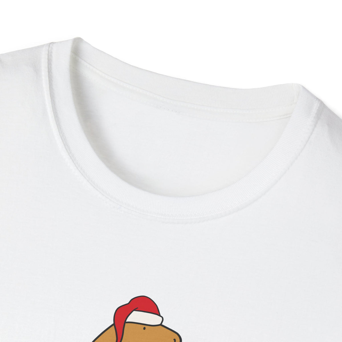 Festive Against My Will Capybara Softstyle Tee