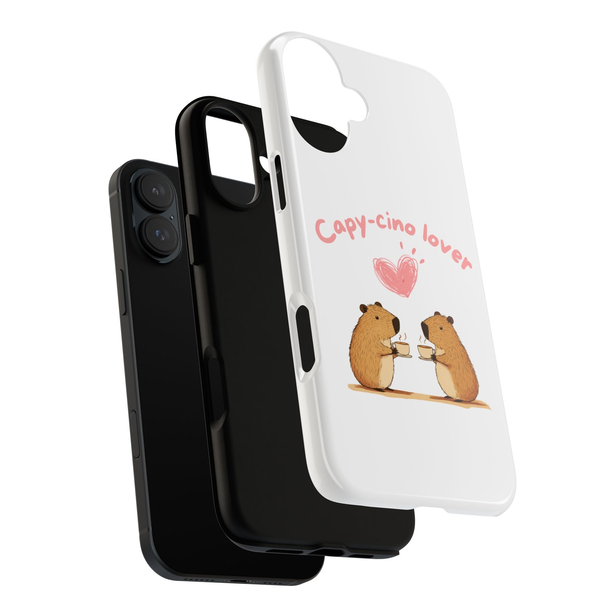 Cute Capybara Phone Case (Capy-cino Lover Series)