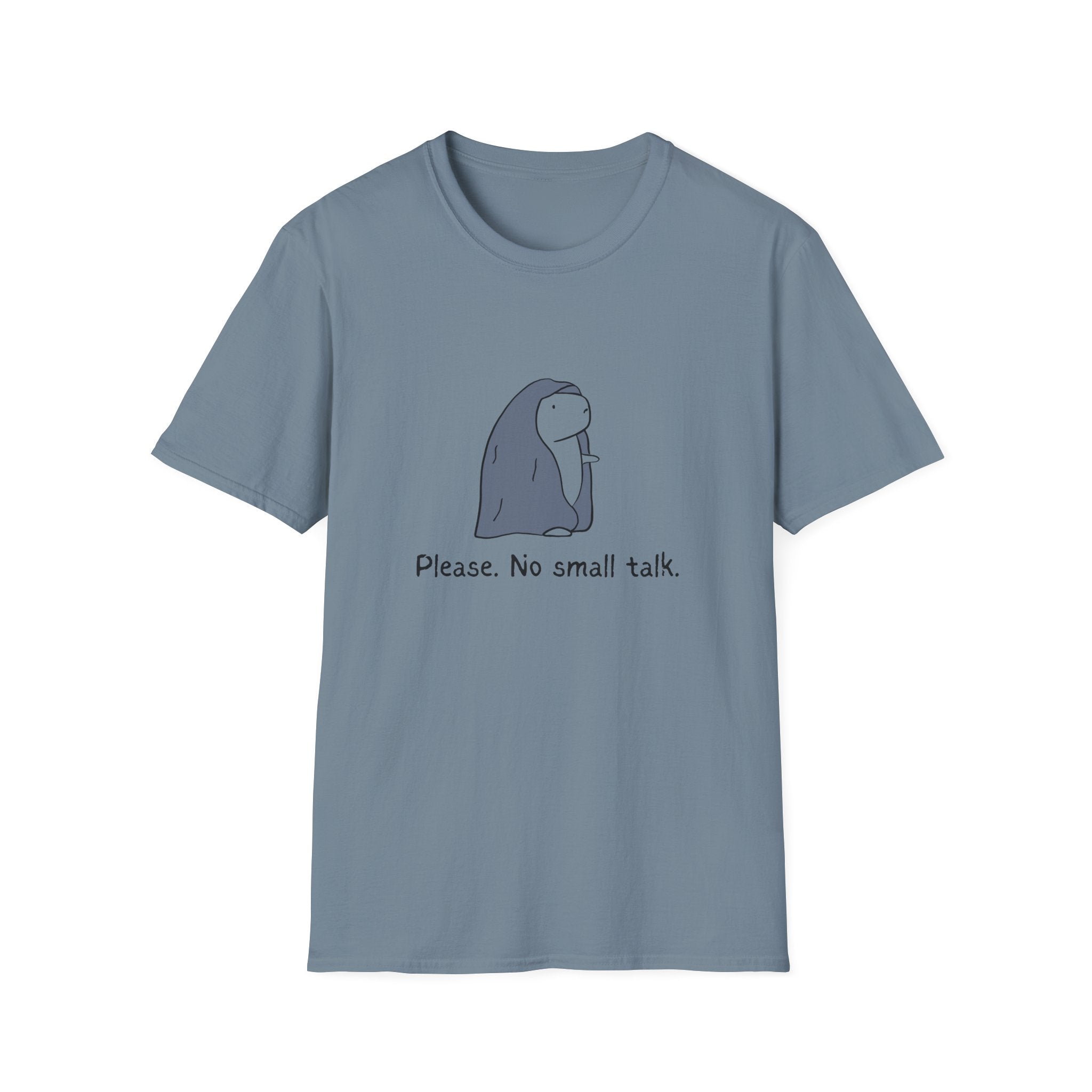 Funny Introvert Tee - "Please. No Small Talk." Capybara Shirt