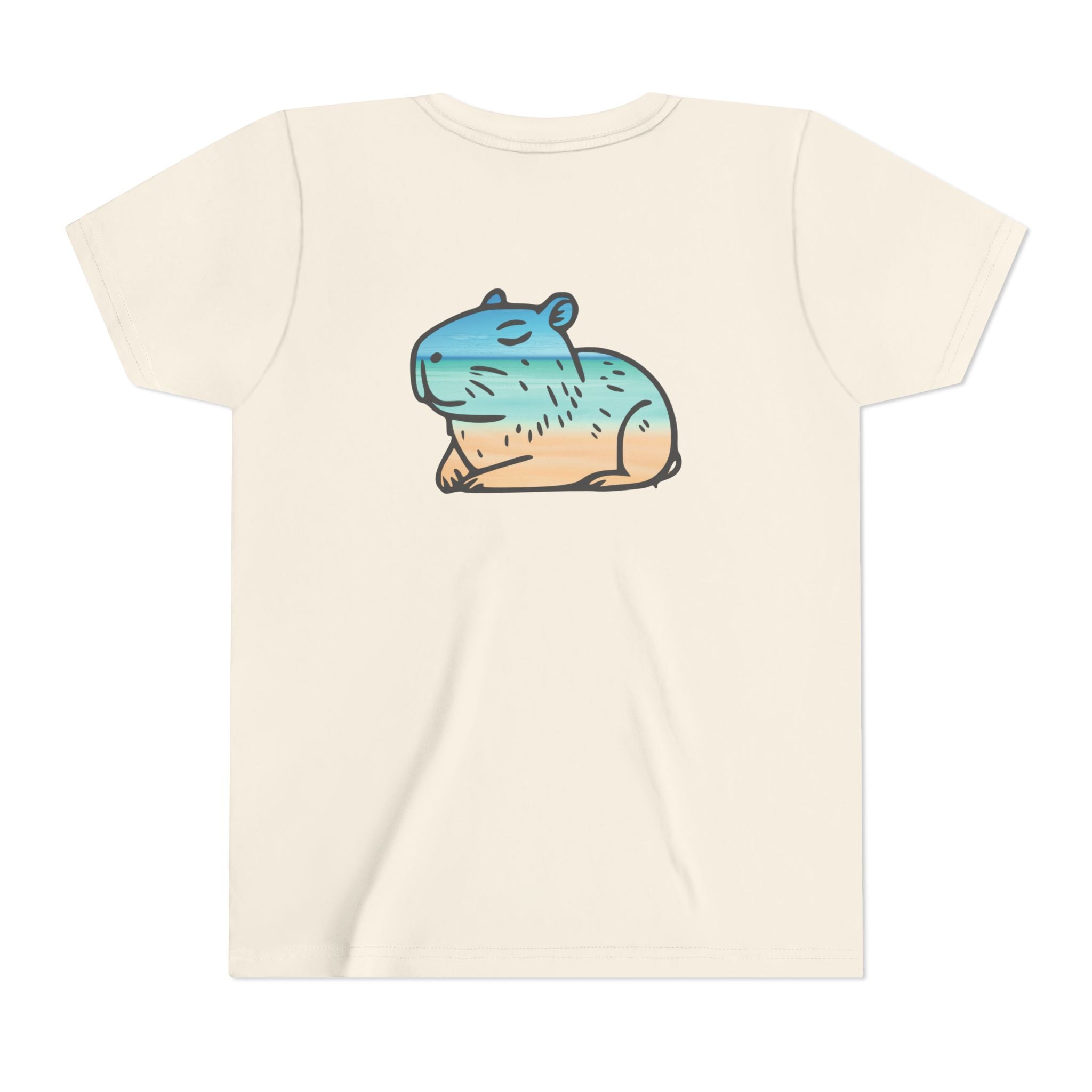 Capybara Beach Scene - Unisex Youth Tee