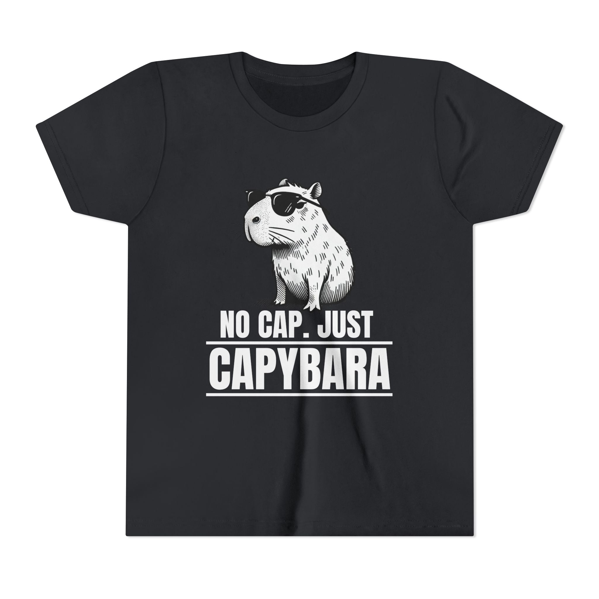 No Cap. Just Capybara - Unisex Youth Tee