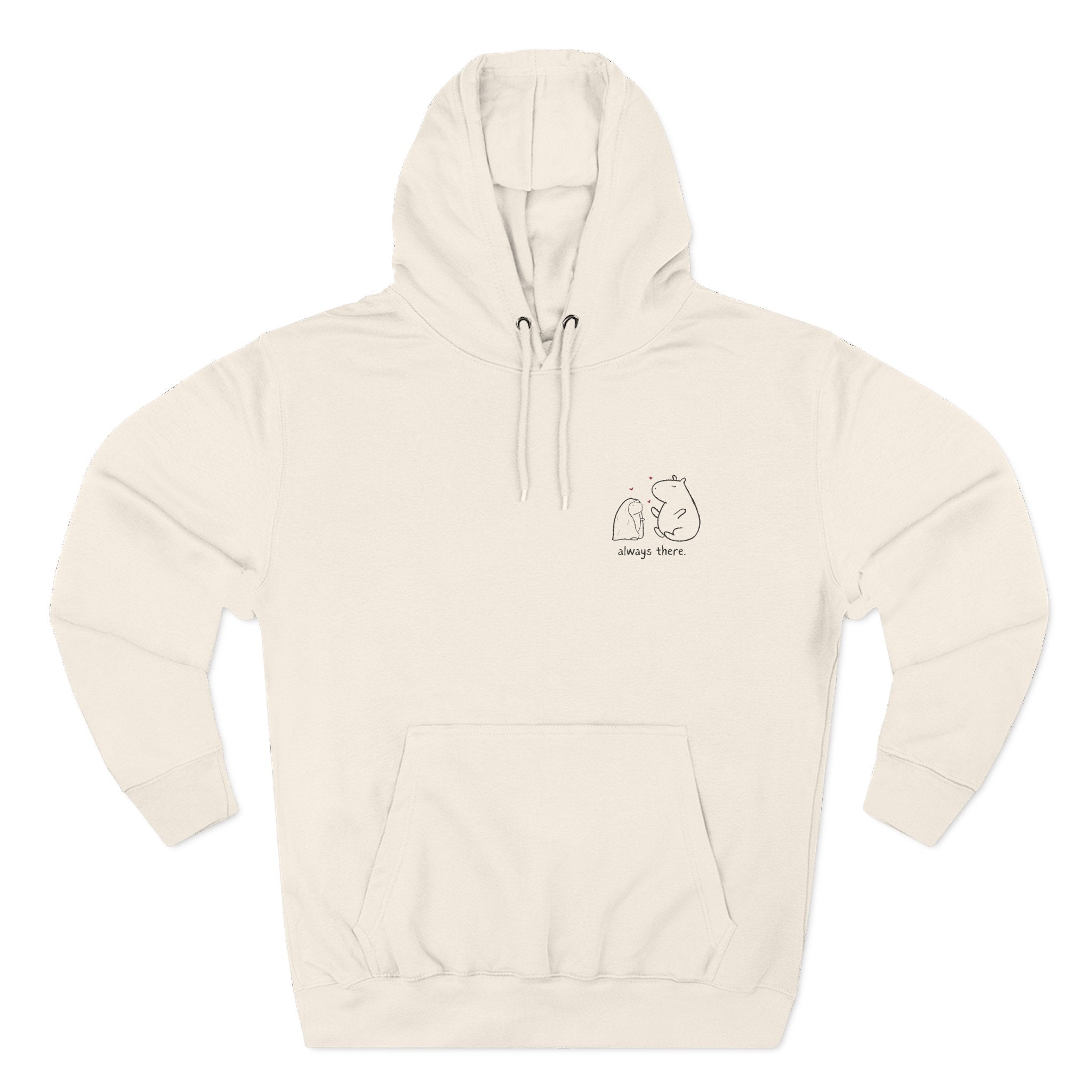 "Always There" Capybara Comfort Premium Hoodie