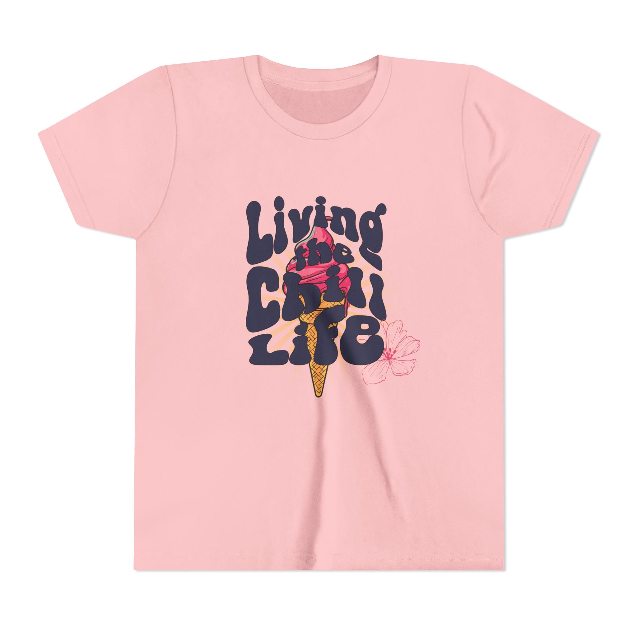 Living the Chill Life Ice Cream - Unisex Youth Tee