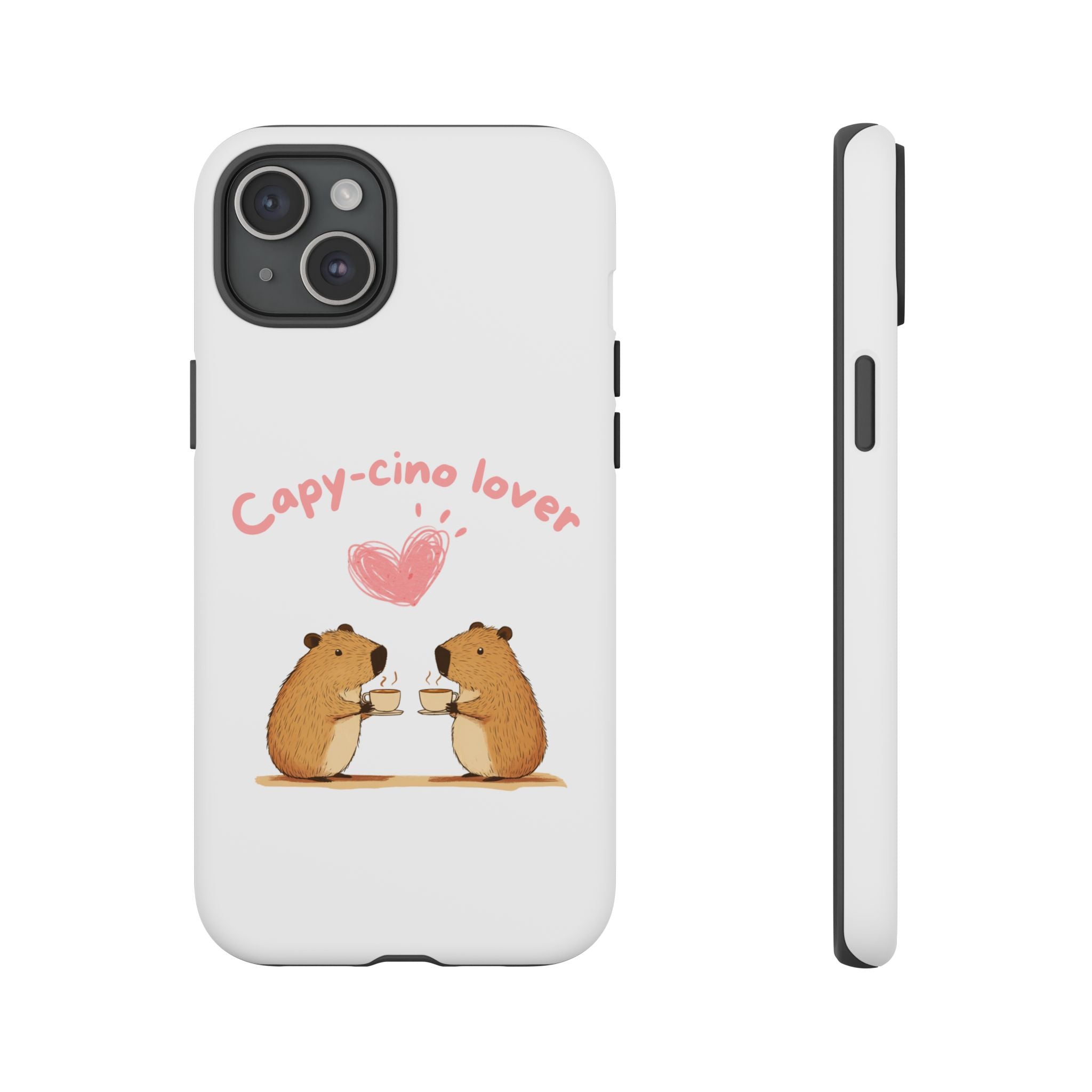 Cute Capybara Phone Case (Capy-cino Lover Series)