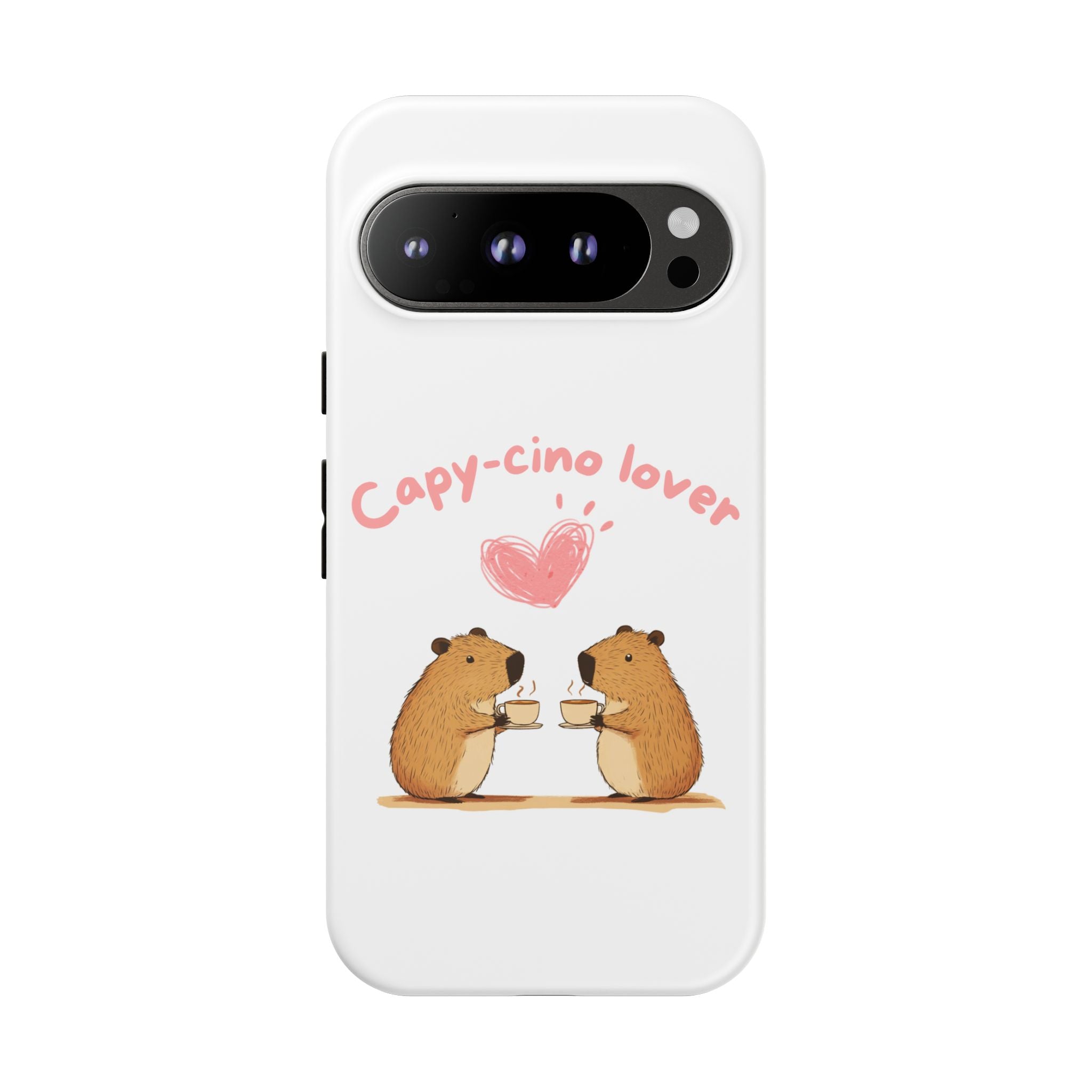 Cute Capybara Phone Case (Capy-cino Lover Series)