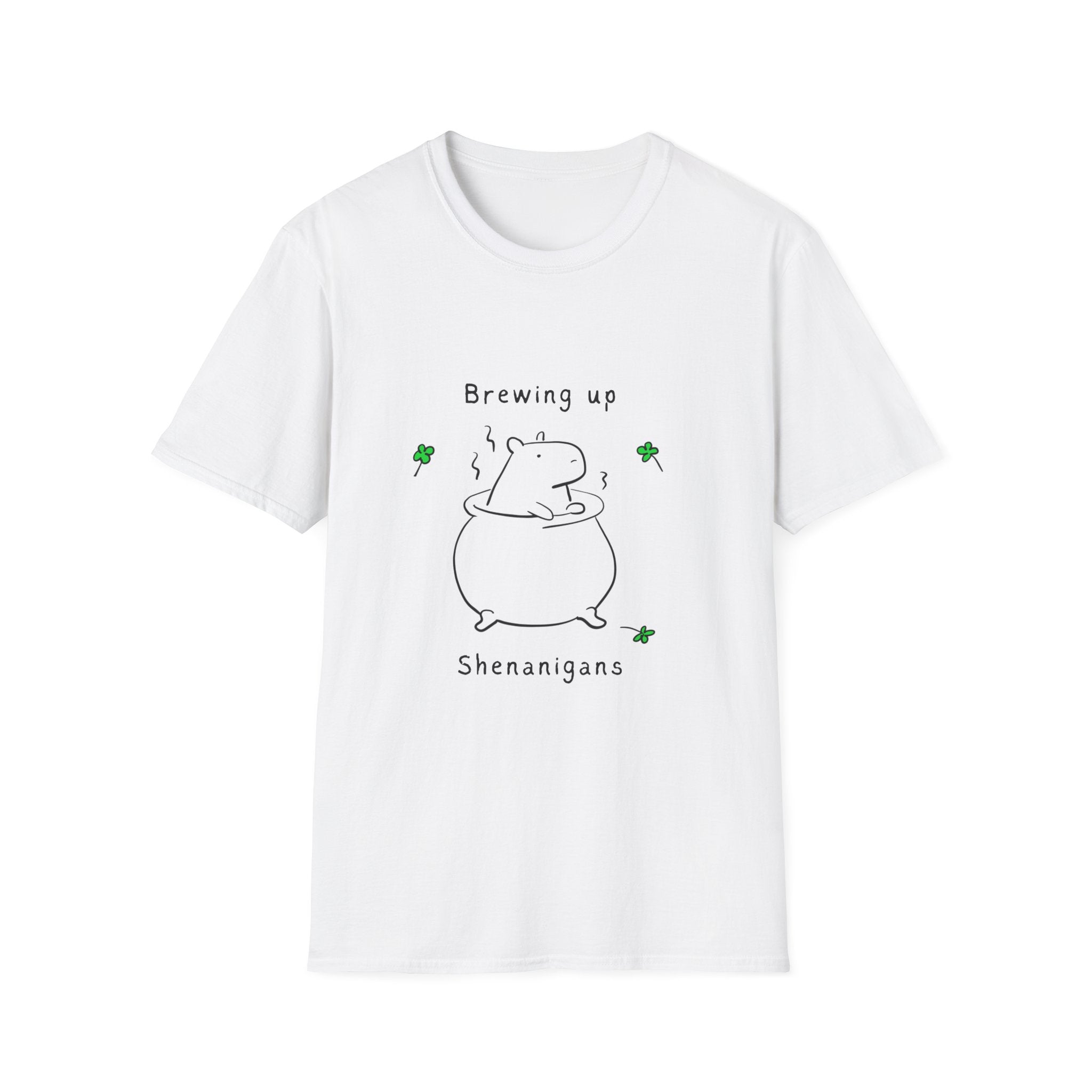 Funny St. Patrick's Day Capybara Shirt – Brewing Up Shenanigans