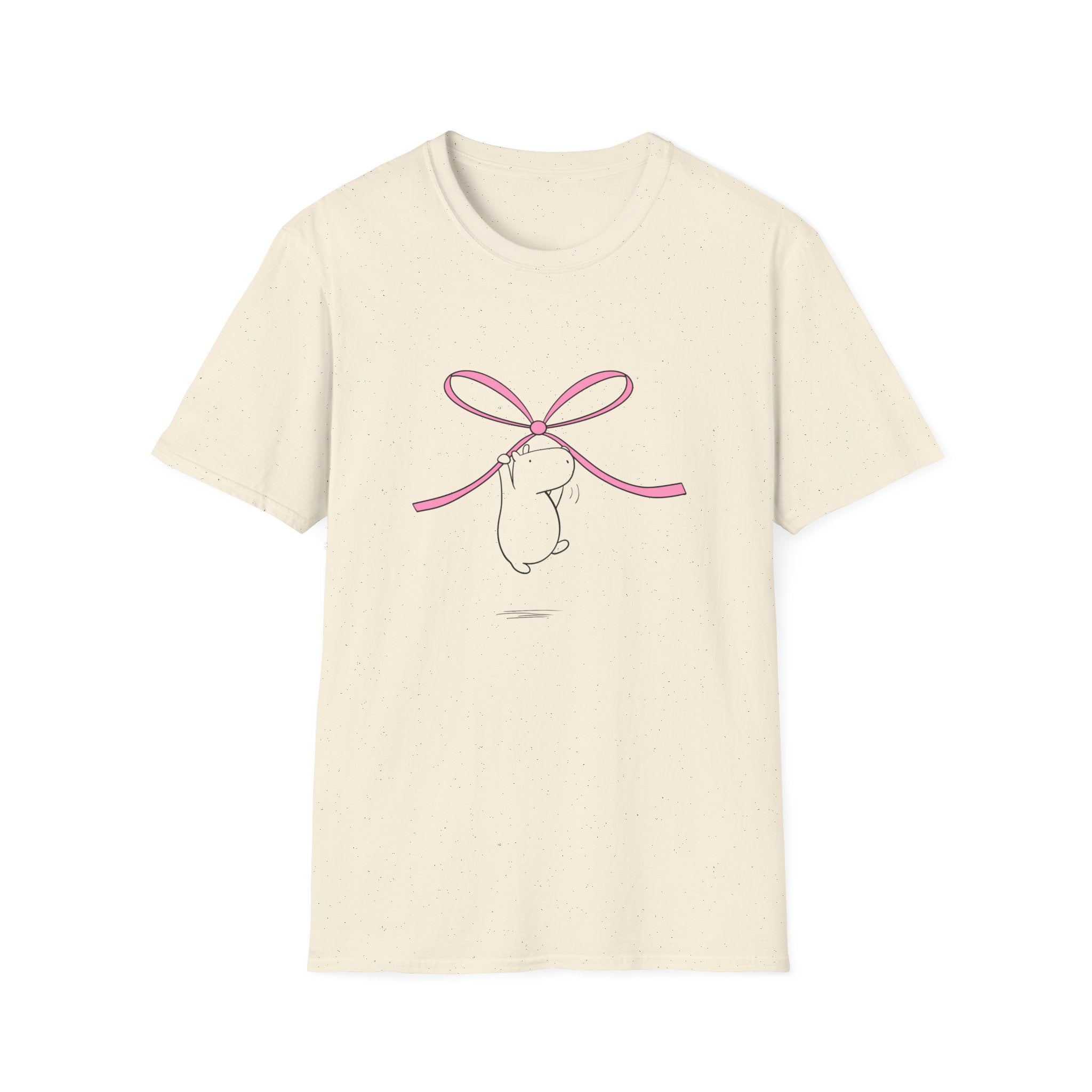 Coquette Bow Shirt – Cute Pink Bow Capybara Aesthetic Tee