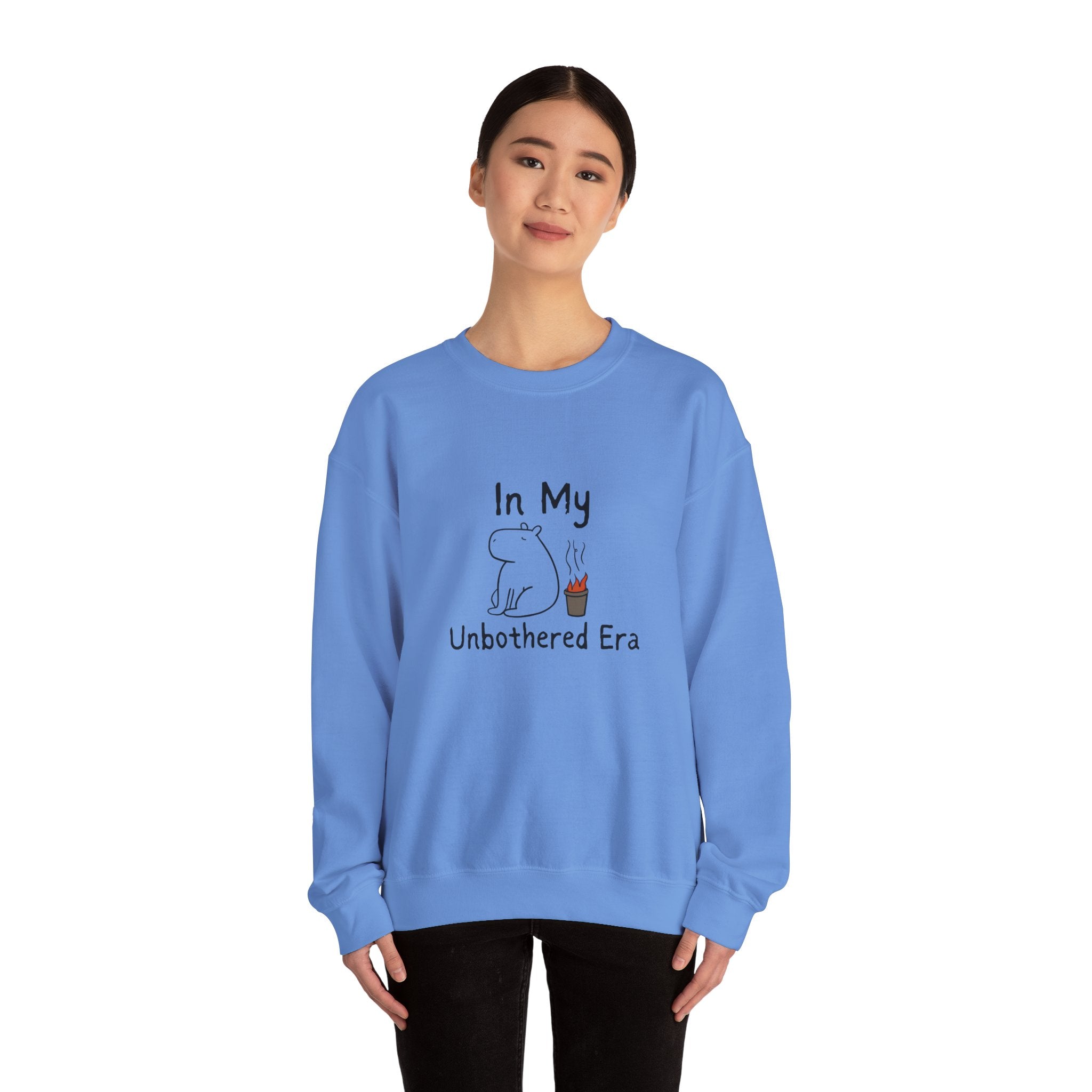 "In My Unbothered Era" Capybara Adult Sweatshirt