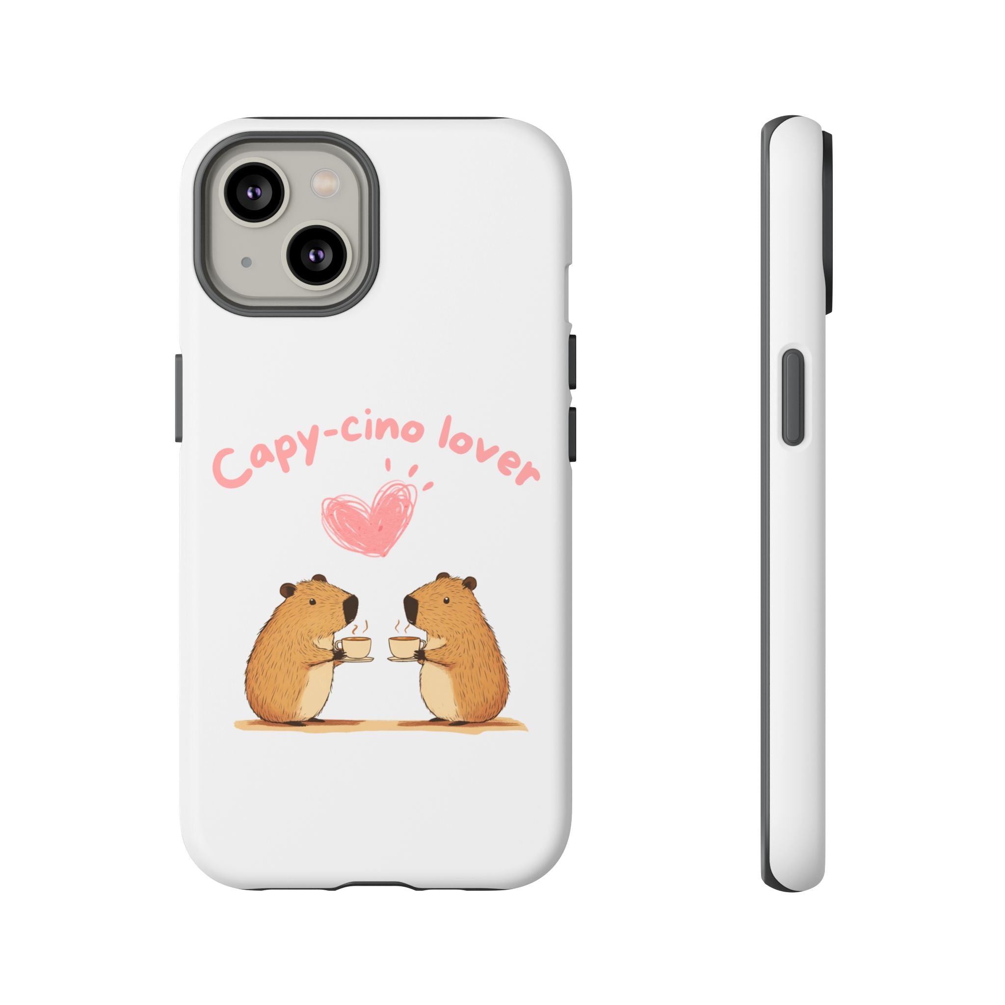 Cute Capybara Phone Case (Capy-cino Lover Series)