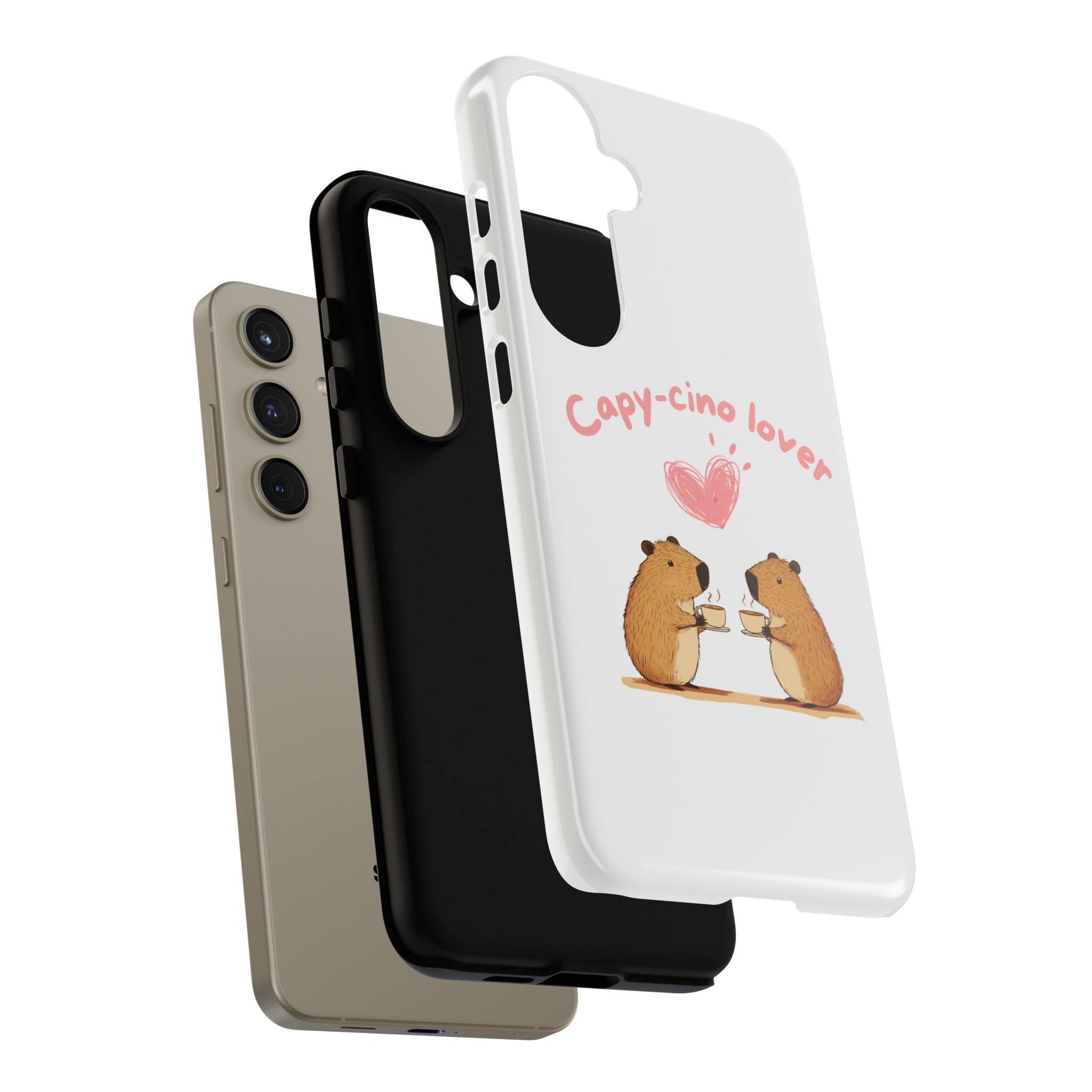 Cute Capybara Phone Case (Capy-cino Lover Series)