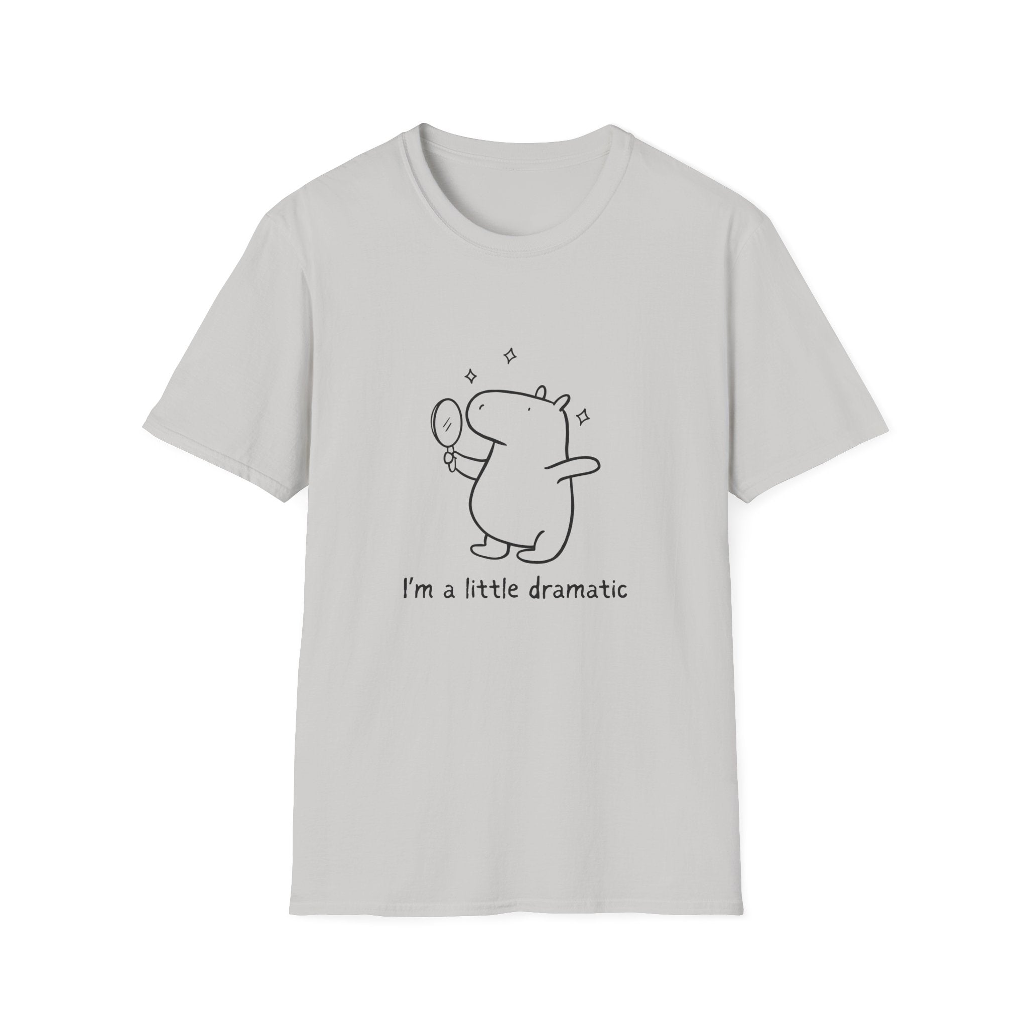 "I'm a Little Dramatic" Capybara Drama Lover Softstyle Tee