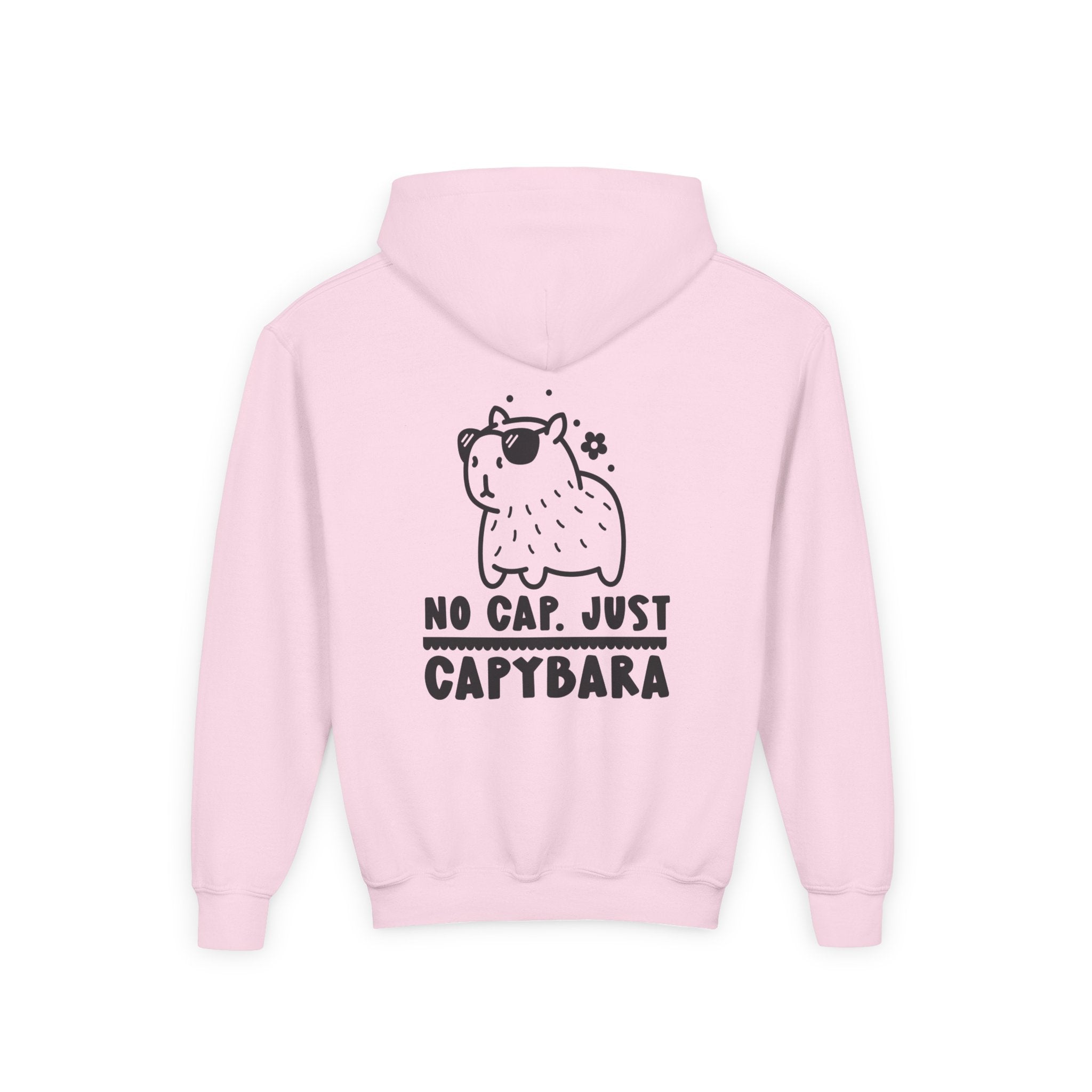 Kawaii No Cap, Just Capybara Kids Hoodie