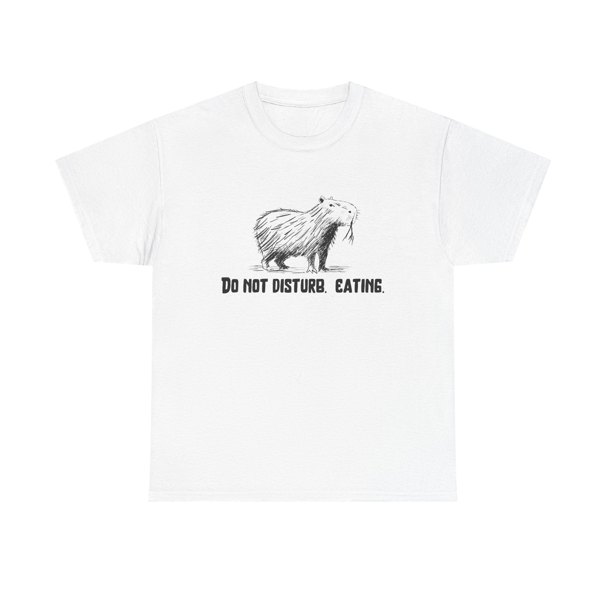 Do Not Disturb. Eating. Capybara Heavy Tee