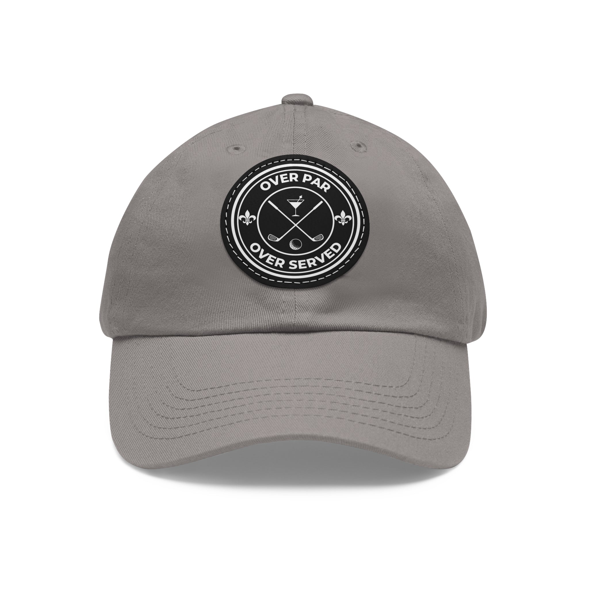 Over Par, Over Served with Leather Patch - Hat