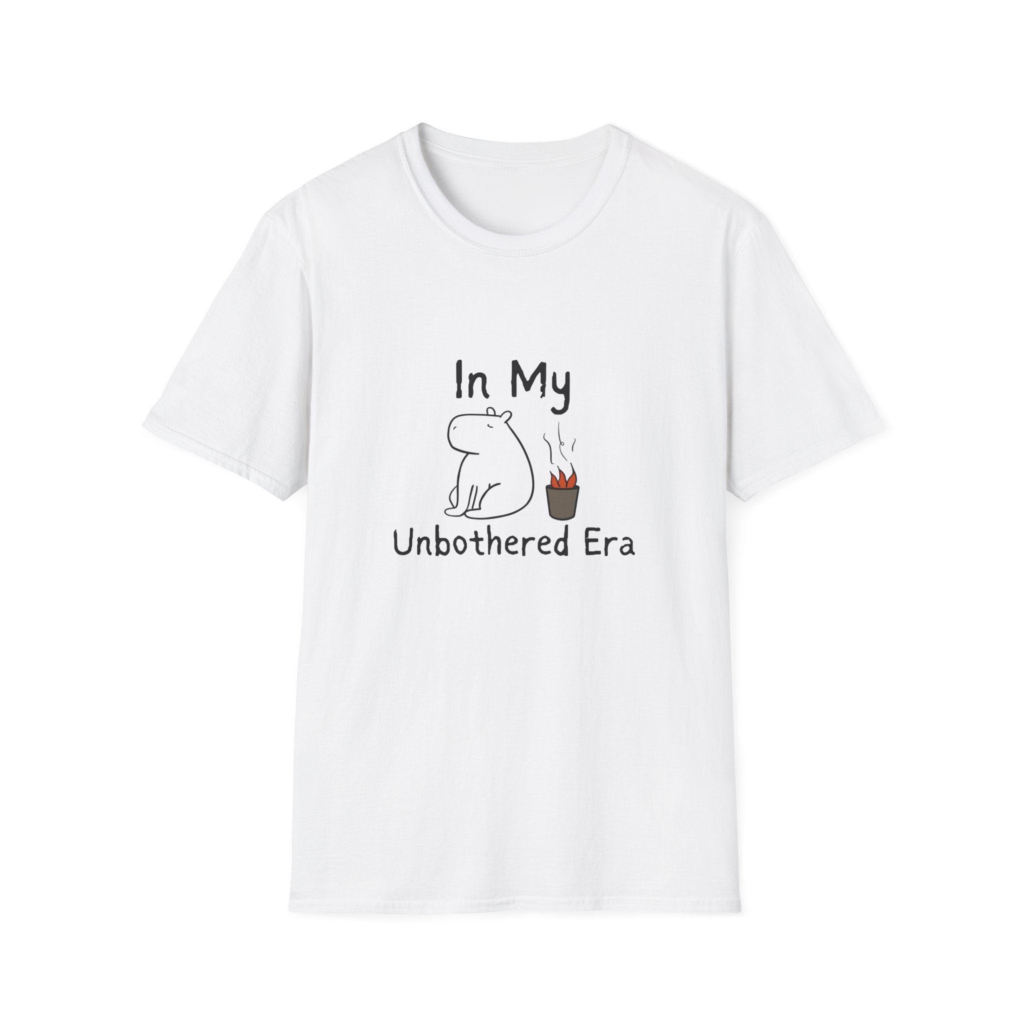 "In my Unbothered Era" Capybara Calm Chaos Softstyle Adult Tee