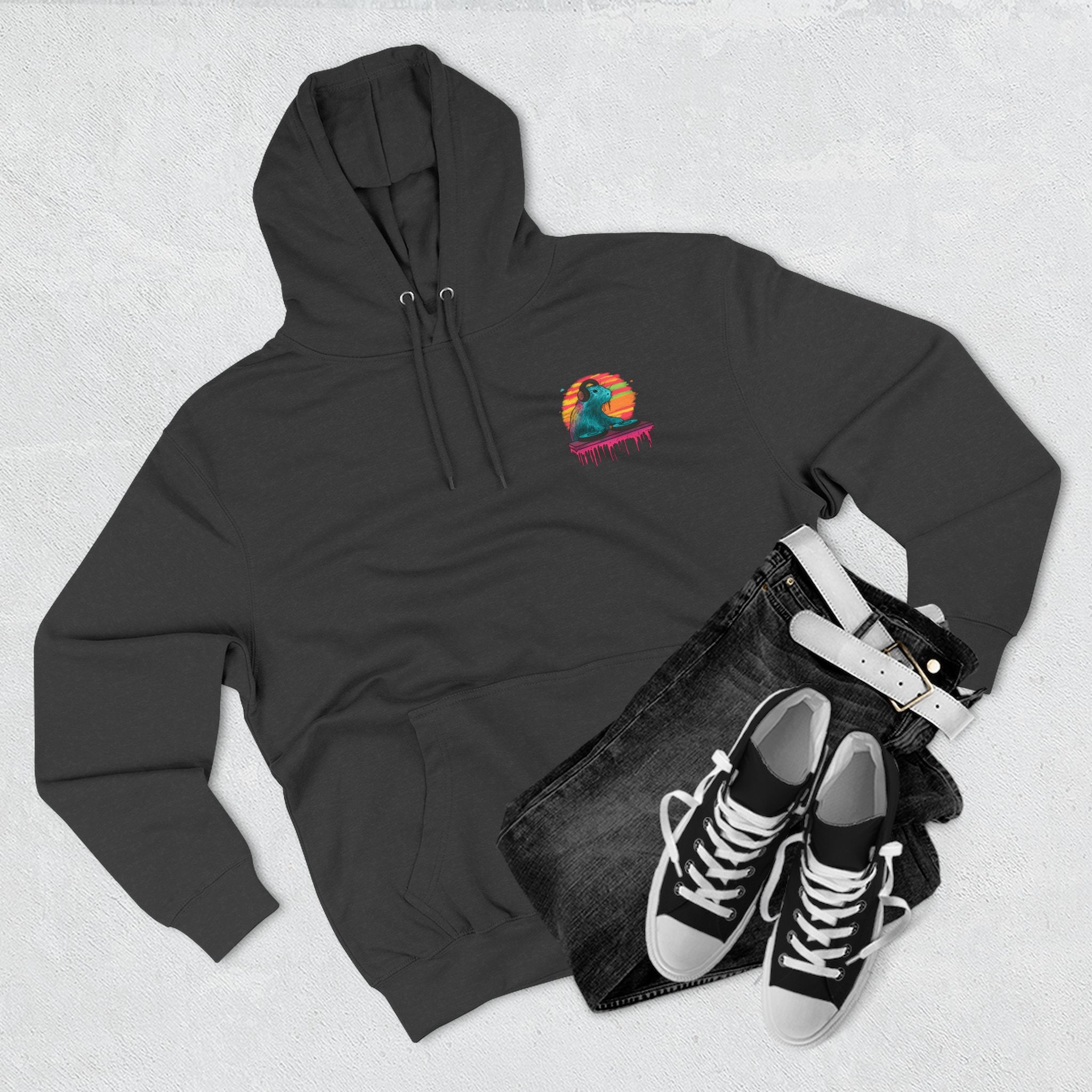 DJ Capybara - Lane Seven Premium Fleece Adult Hoodie