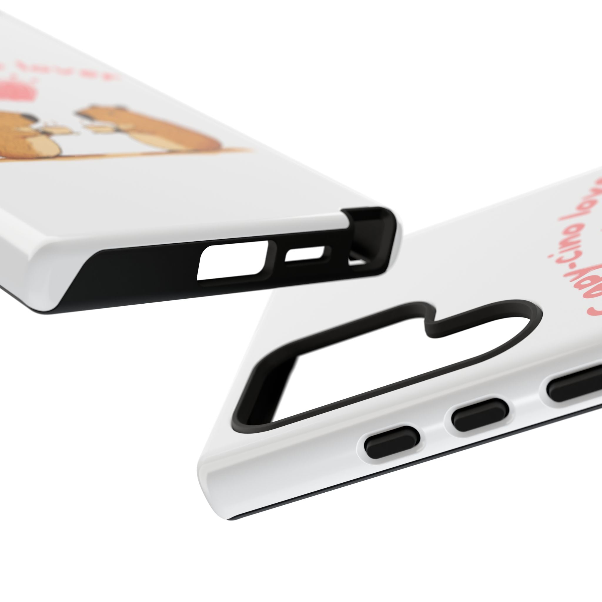 Cute Capybara Phone Case (Capy-cino Lover Series)