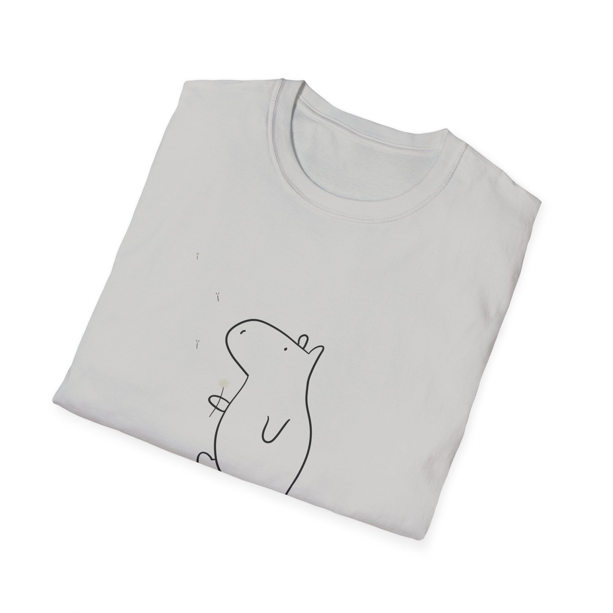 Funny Minimalist Tee - Always. Be. Lollygaggin’. Capybara Shirt