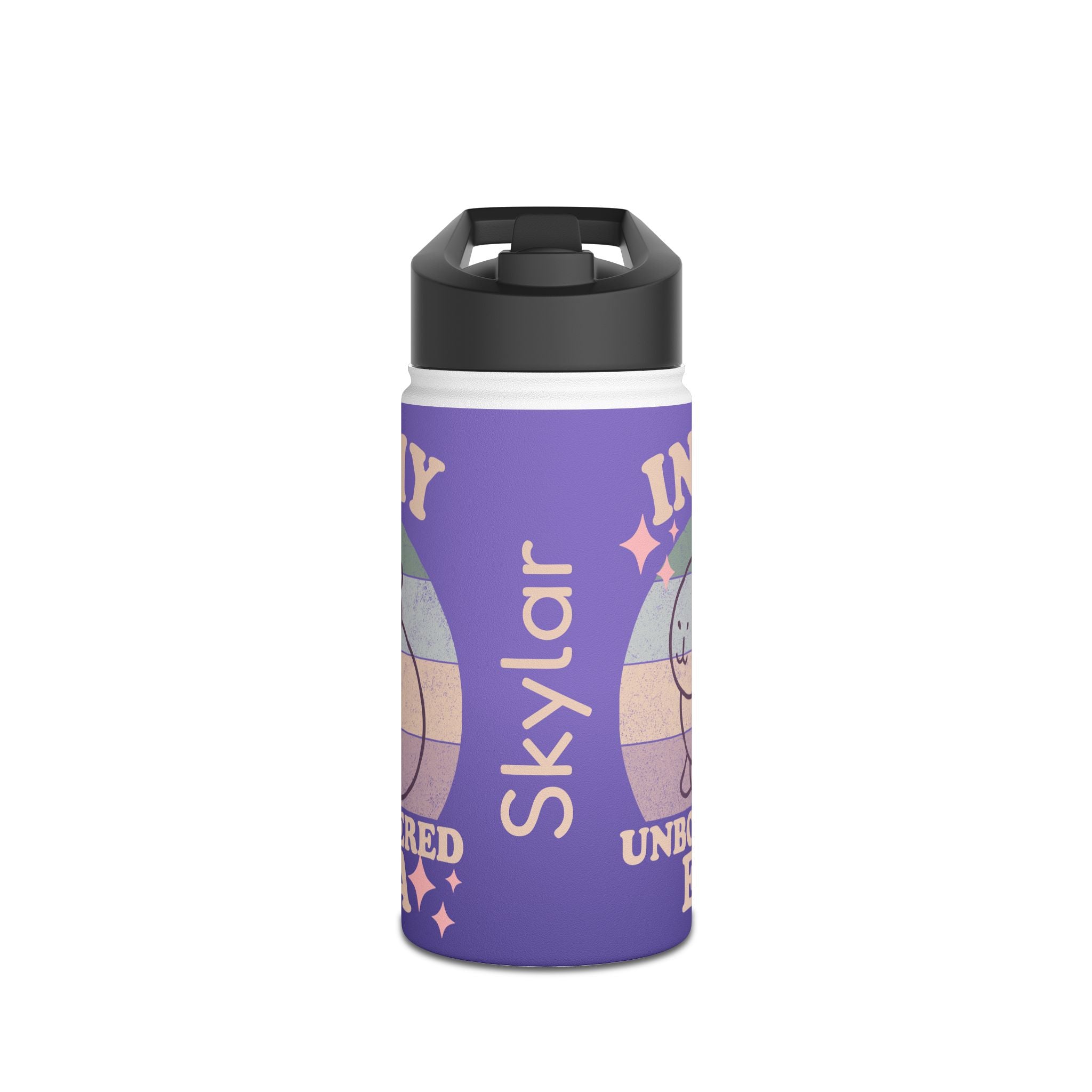Personalized In My Unbothered Era Capybara Water Bottle | Funny Kids Water Bottle | Swiftie Gift