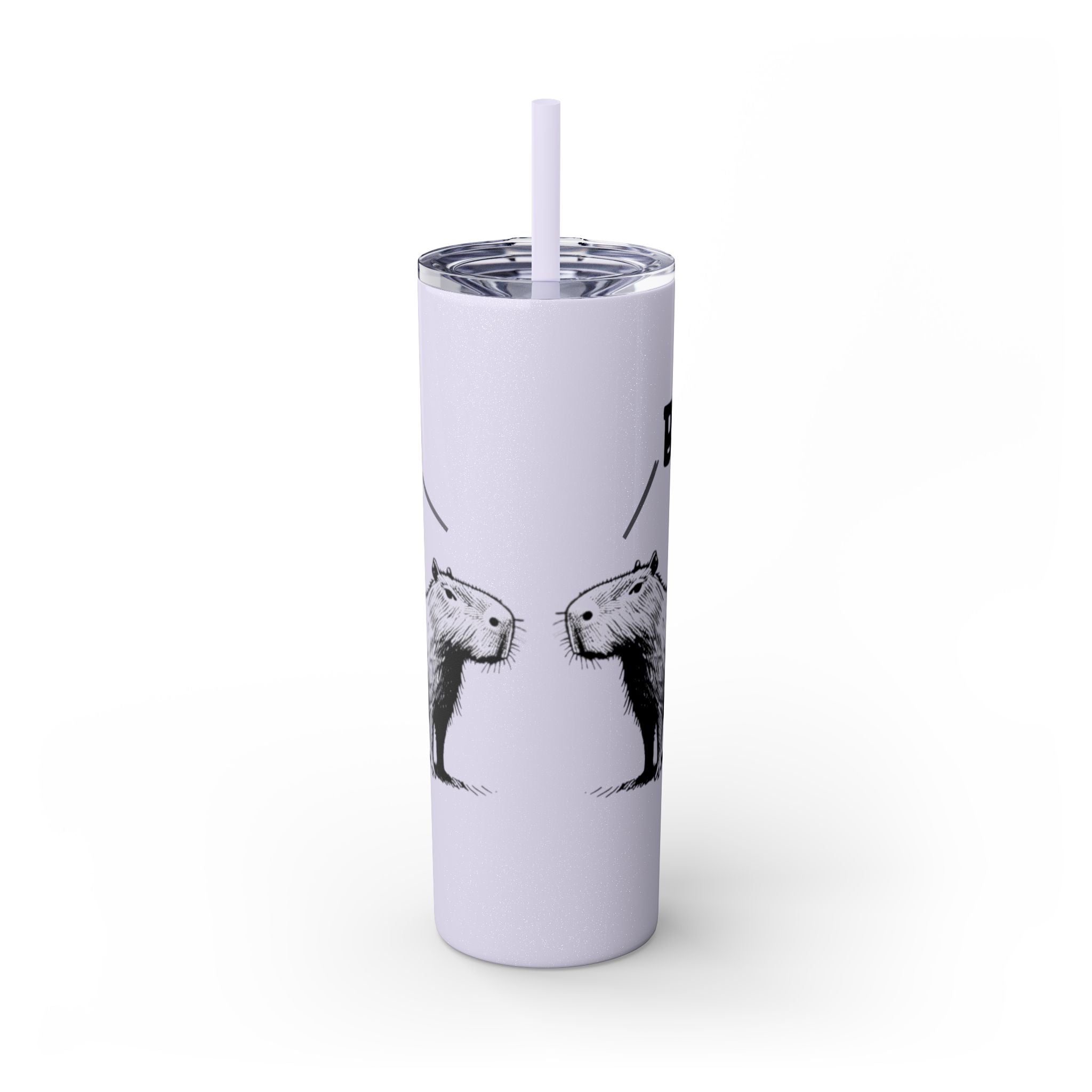 Bro Bro, Best of Friends – Capybara Coffee Skinny Tumbler