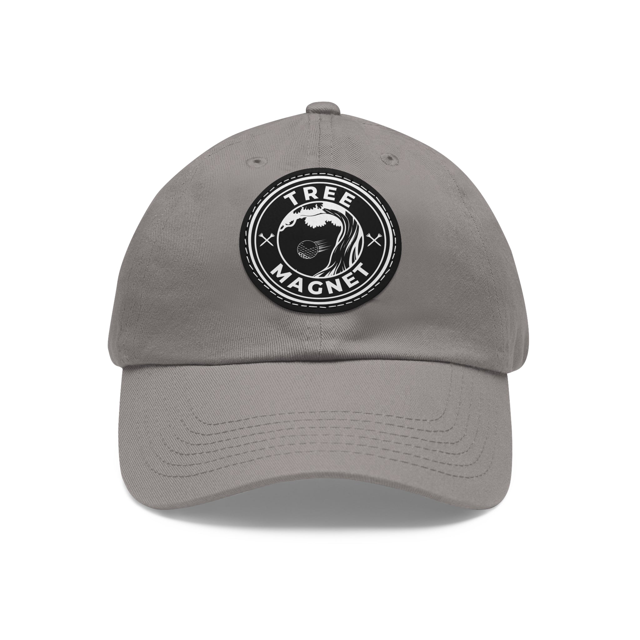 Tree Magnet with Leather Patch - Hat