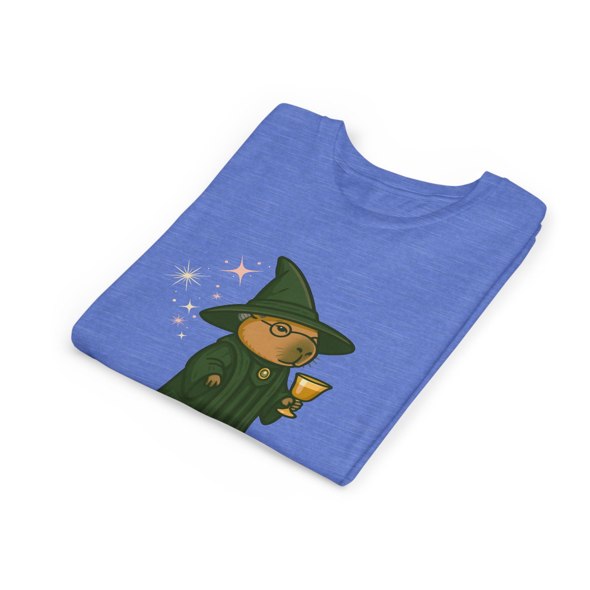 Whimsical Youth Tee - Capybara Professor McGonagall Shirt, Capybara School of Witchcraft & Wizardry, Funny Harry Potter Parody | Magical Fandom Gift | Unisex Tee