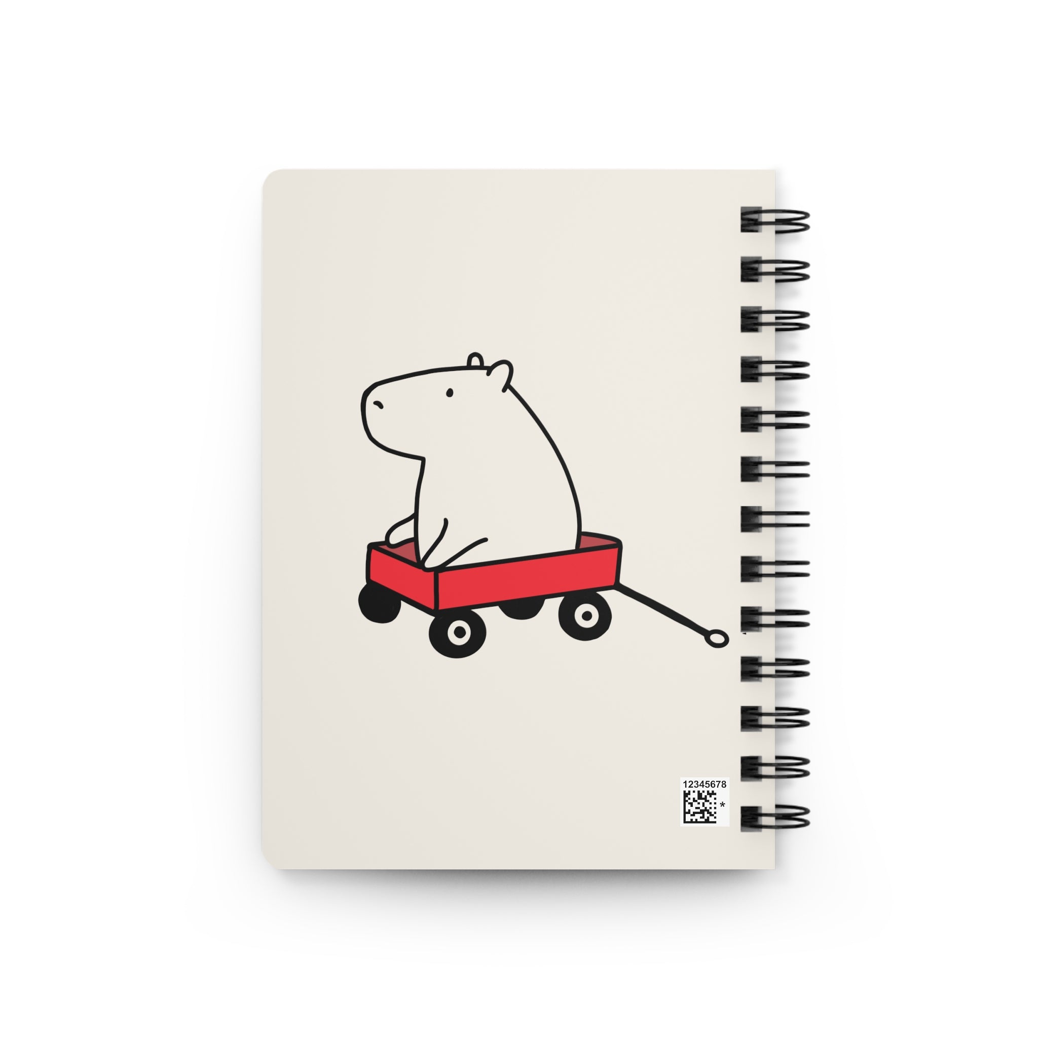 Funny Capybara Notebook – “Here Against My Will” Sarcastic Work Journal