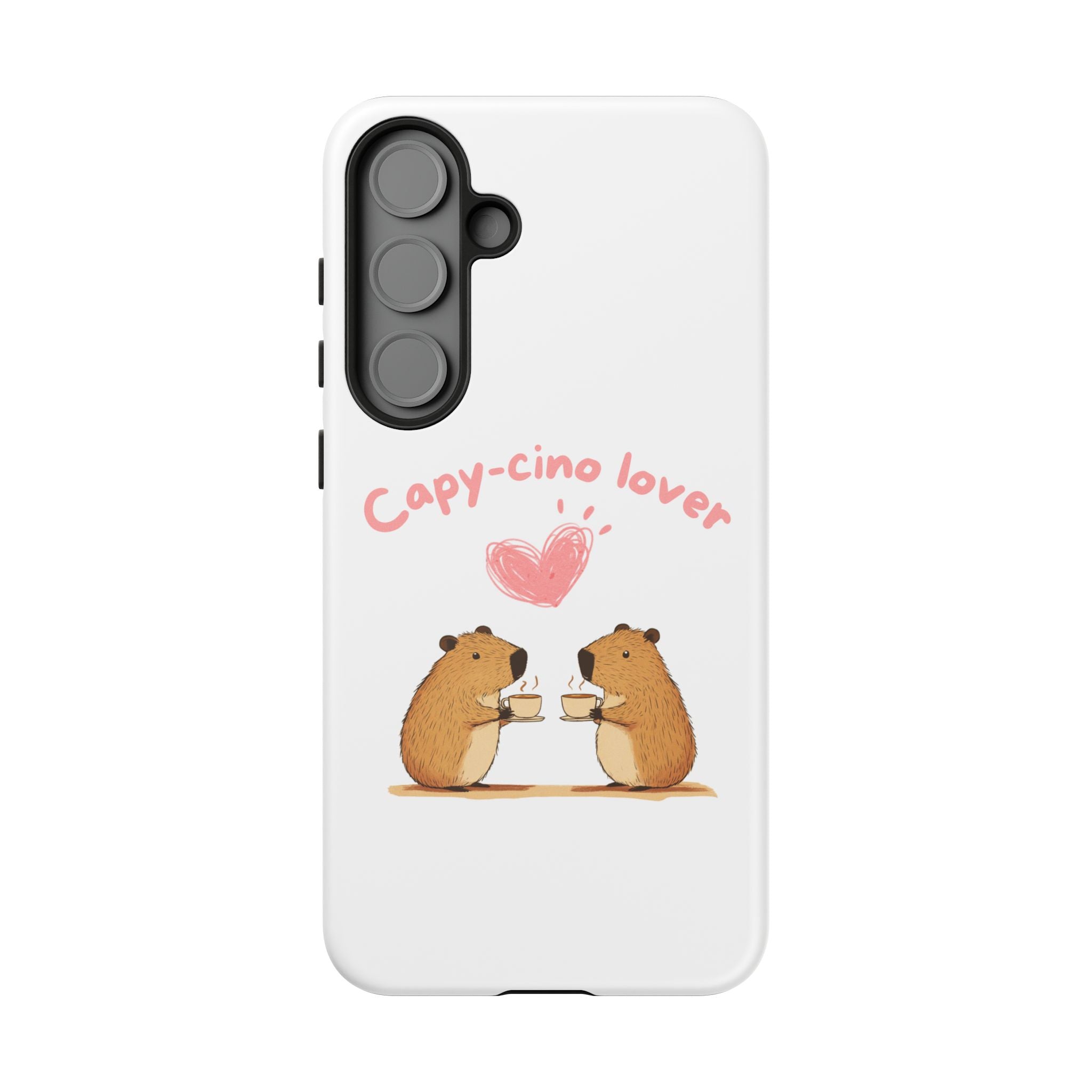 Cute Capybara Phone Case (Capy-cino Lover Series)