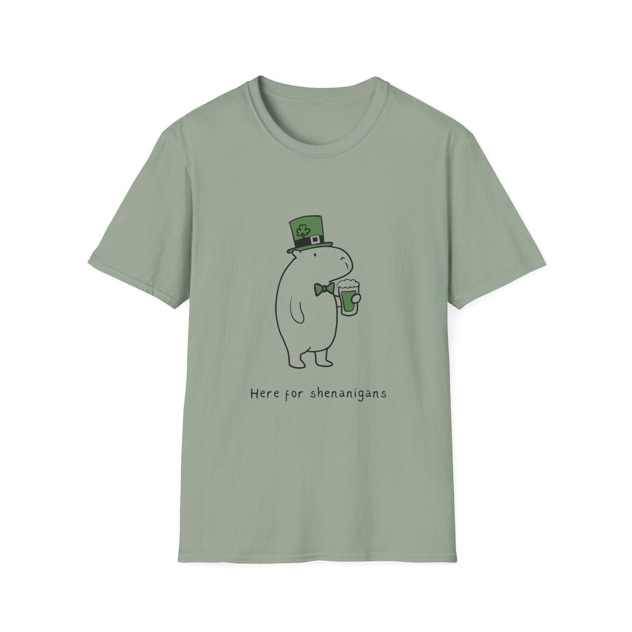 Capybara St Patricks Day t-shirt design - view 4