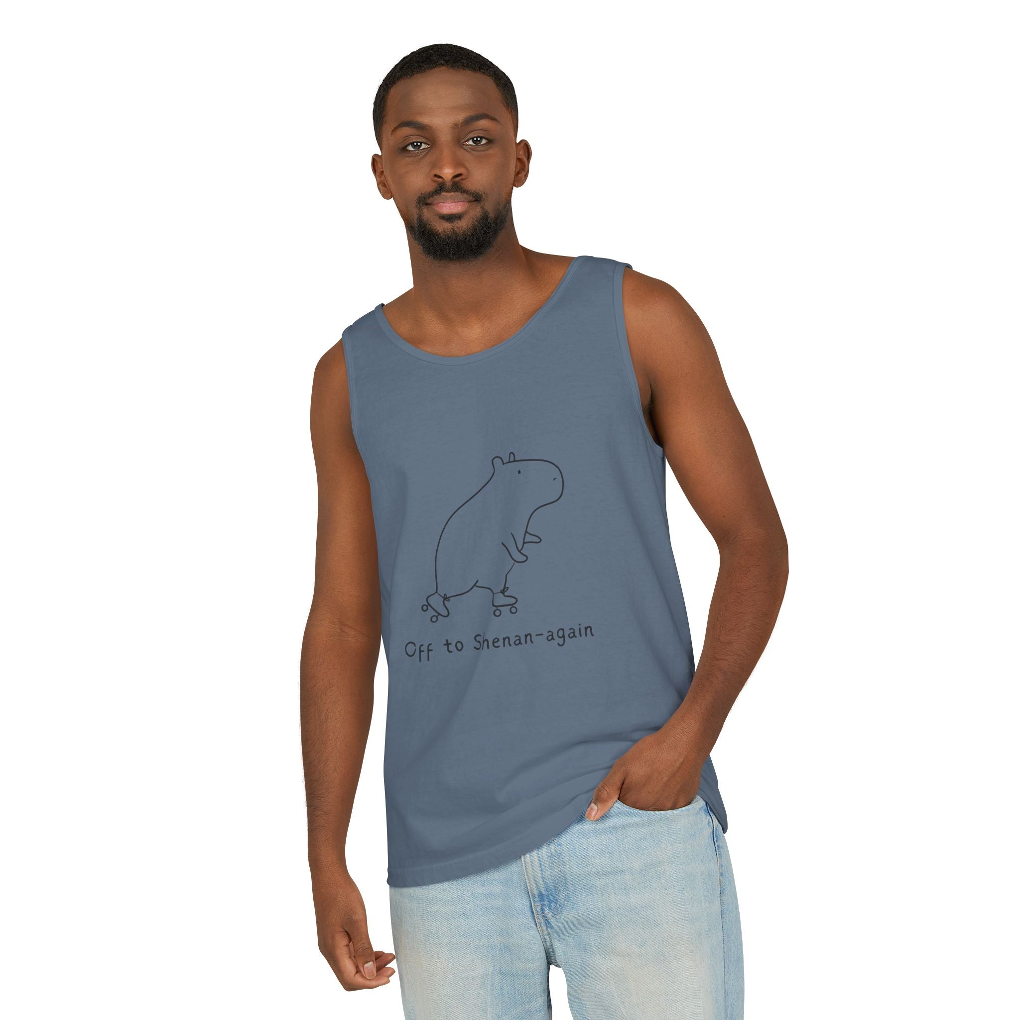 Off to Shenan-again Capybara Premium Tank Top
