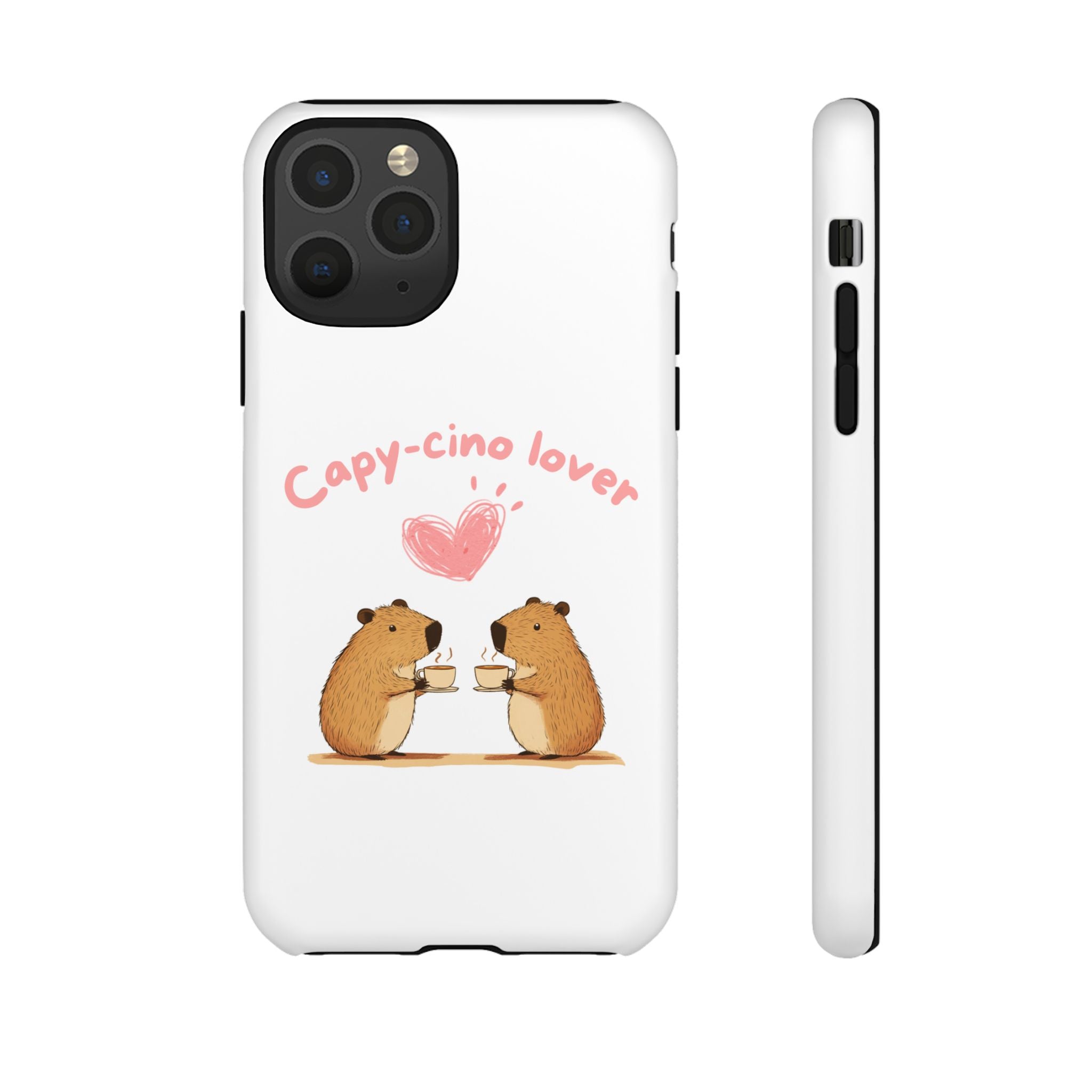 Cute Capybara Phone Case (Capy-cino Lover Series)