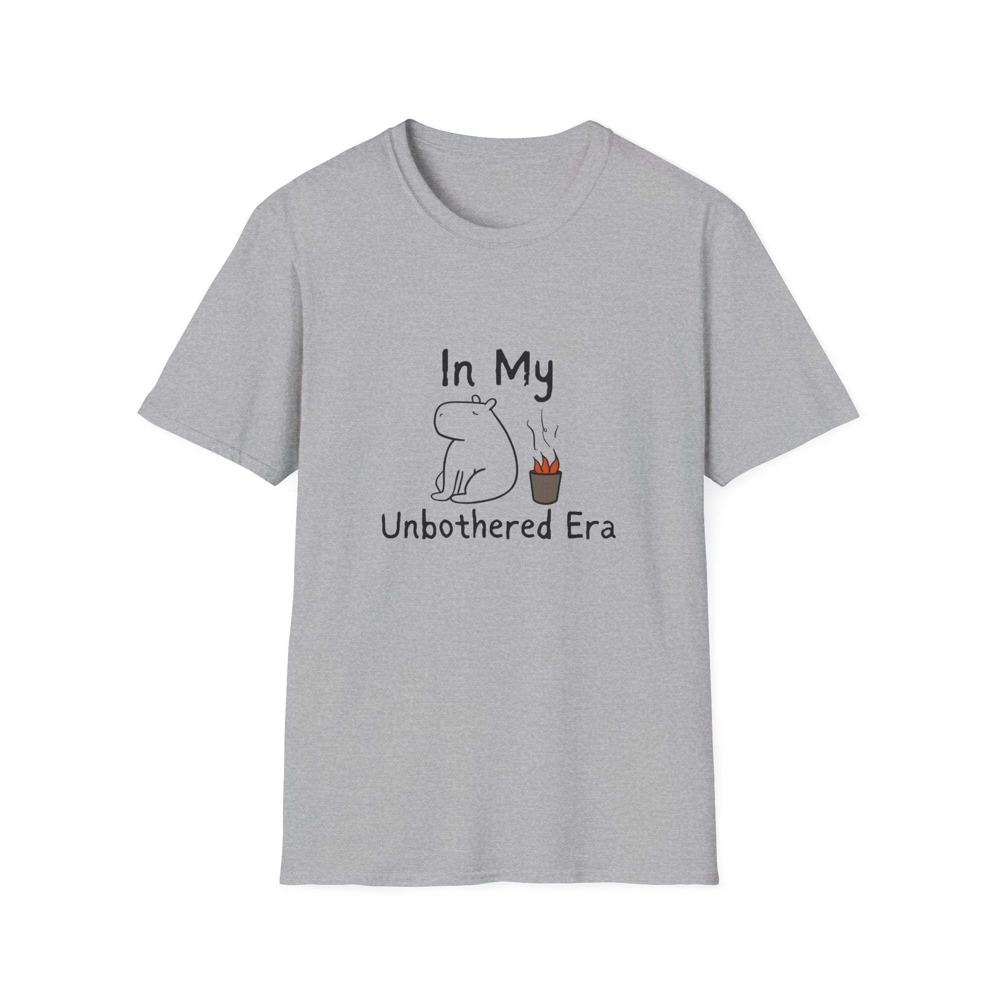 "In my Unbothered Era" Capybara Calm Chaos Softstyle Adult Tee
