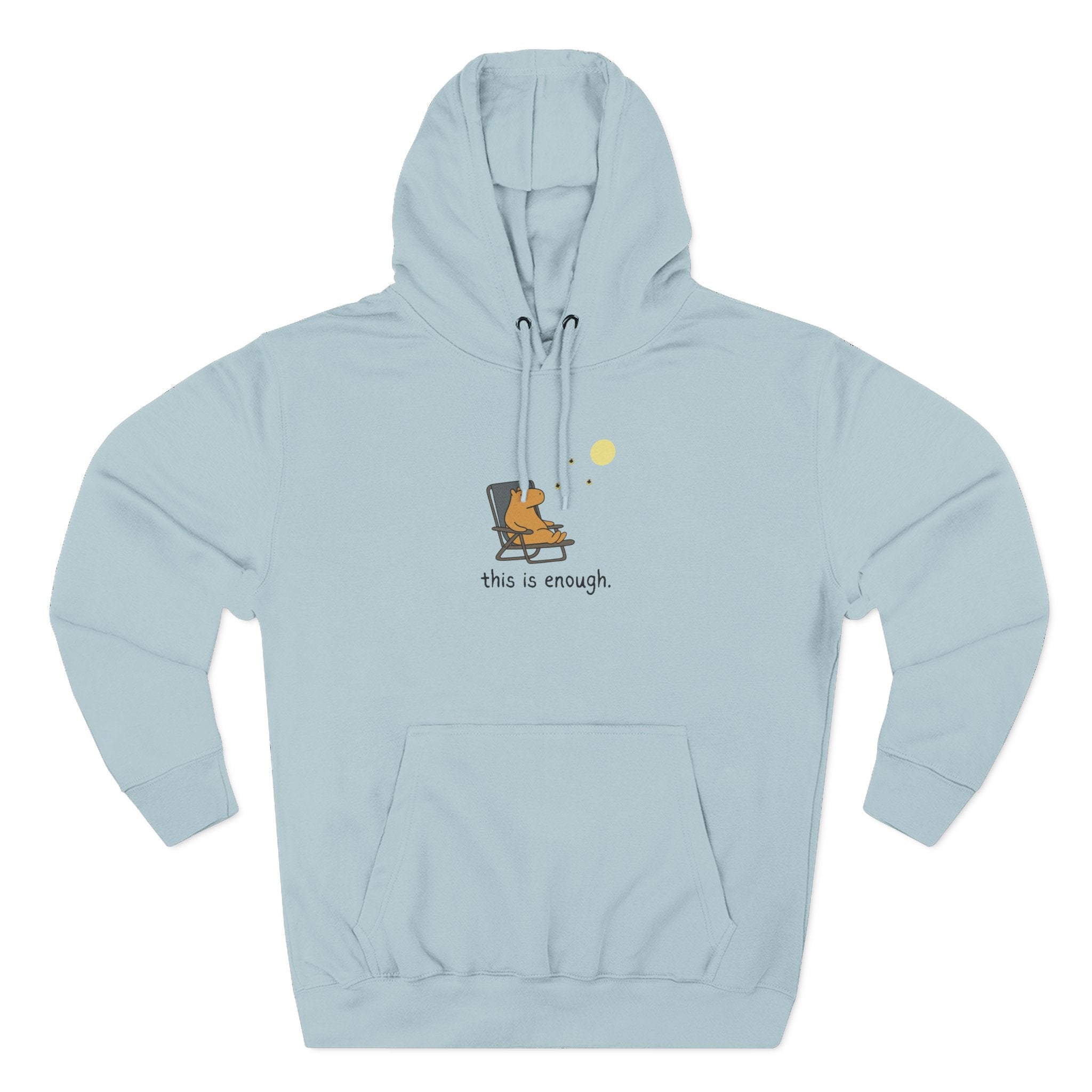 Moonlight This is Enough - Capybara Fleece Hoodie
