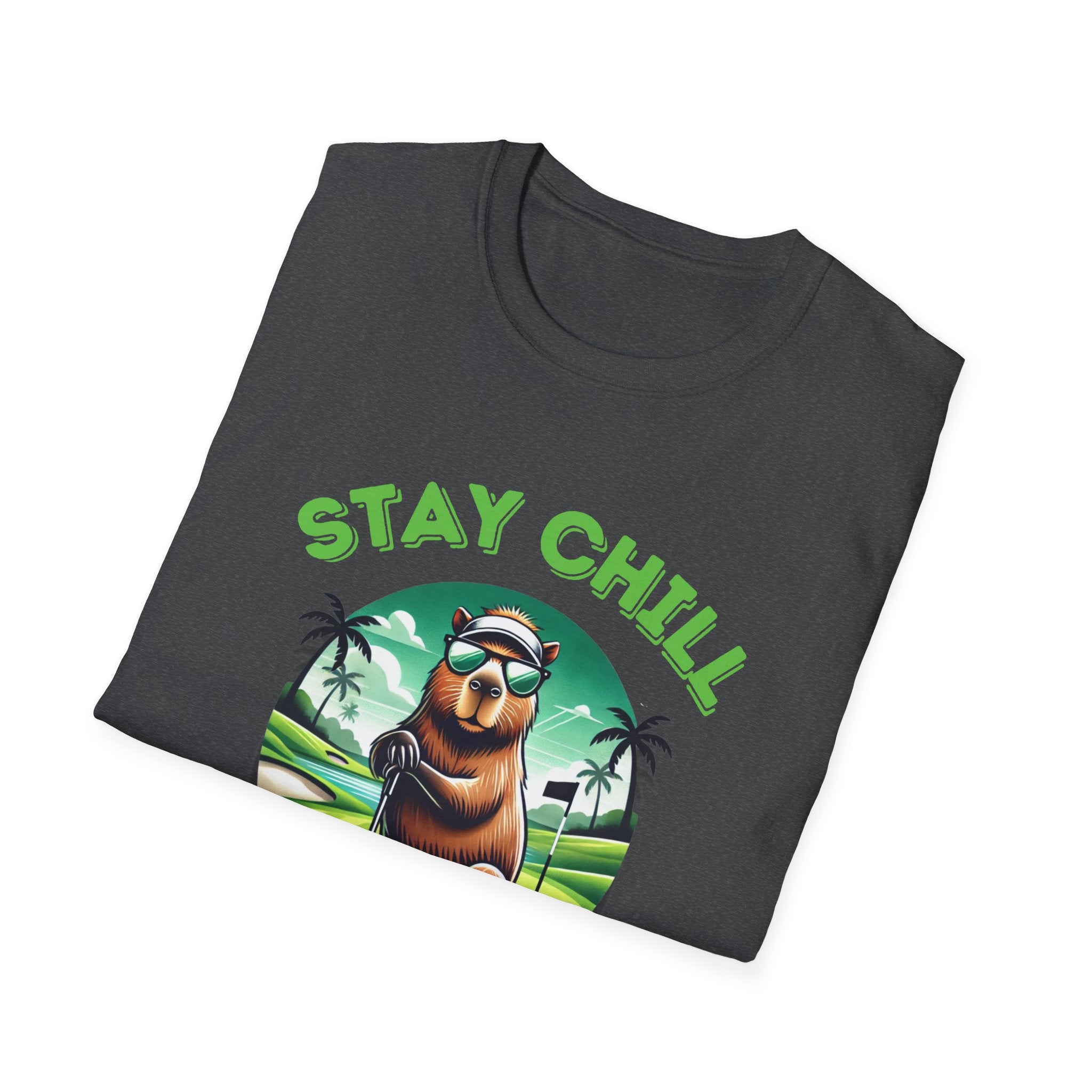 Stay Chill, Play Golf - Unisex Softstyle Tee