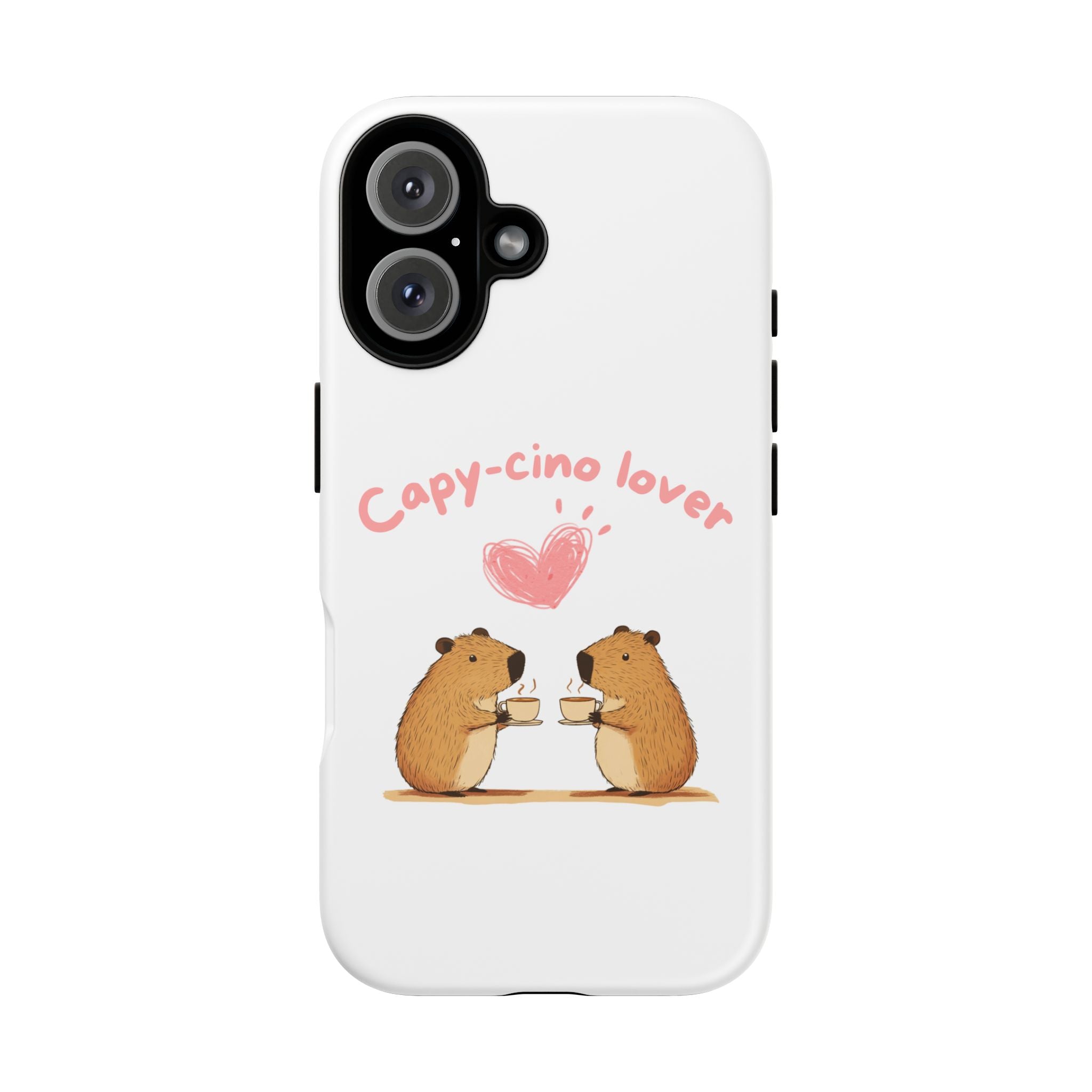 Cute Capybara Phone Case (Capy-cino Lover Series)