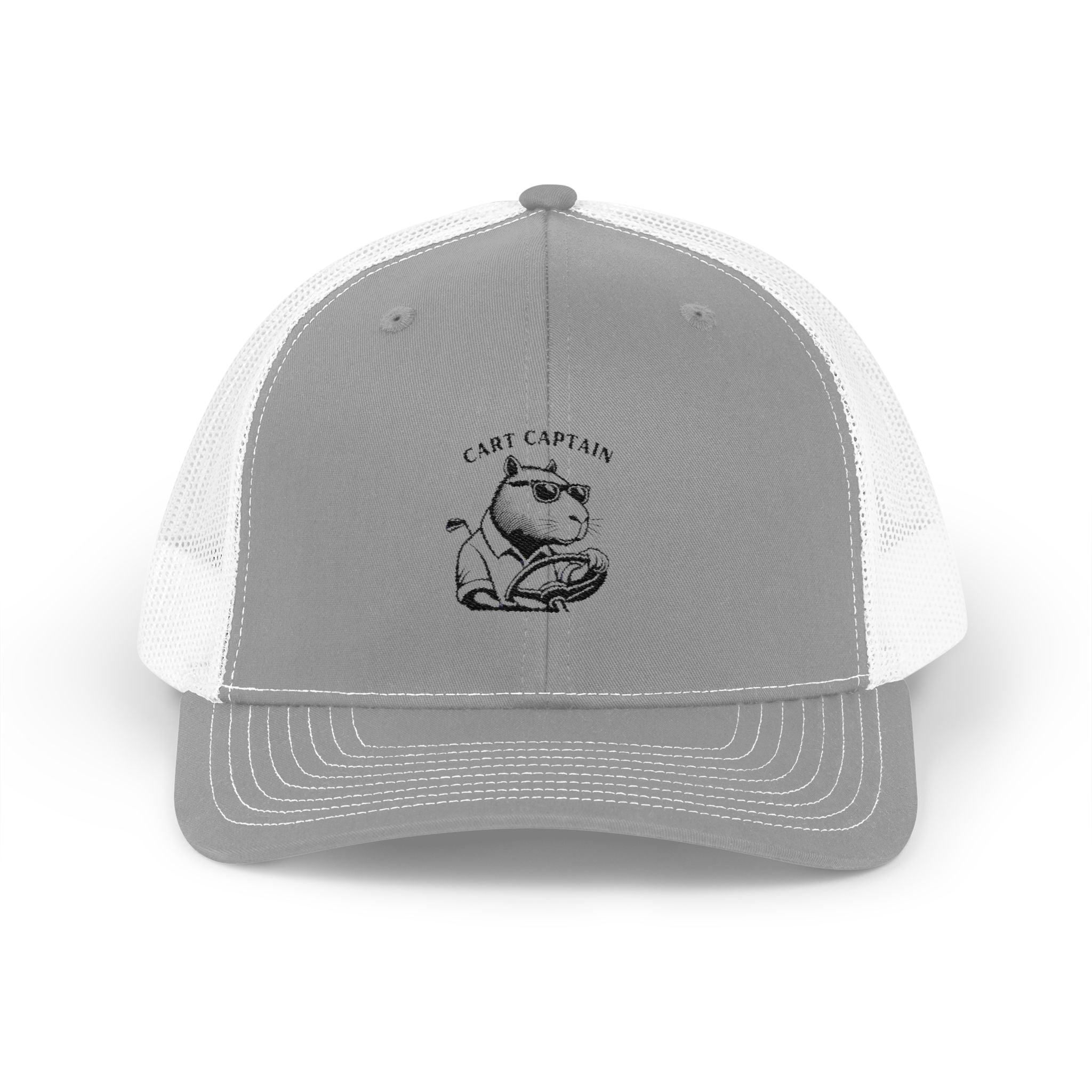 Cart Captain I - Snapback Trucker Cap with Embroidery