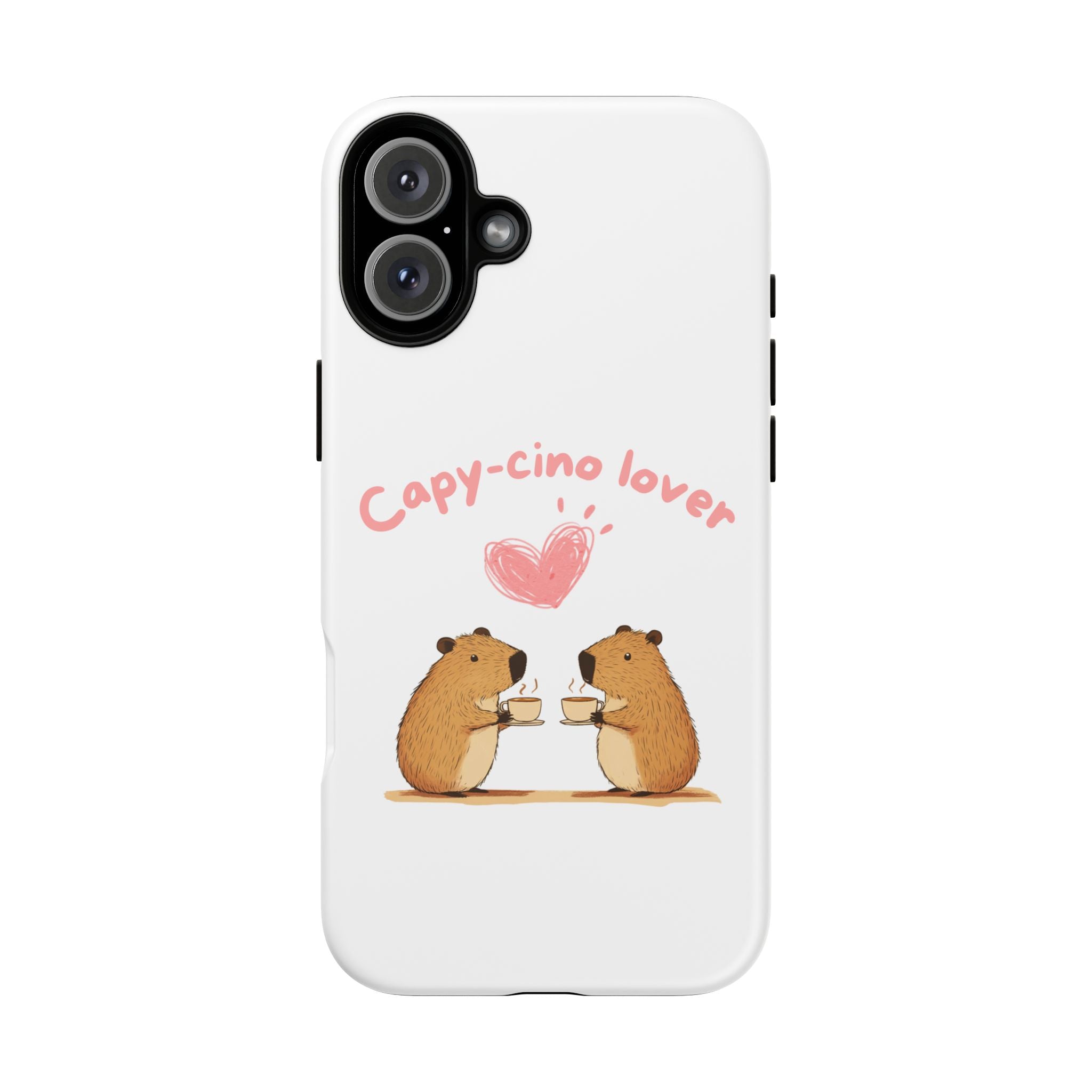 Cute Capybara Phone Case (Capy-cino Lover Series)