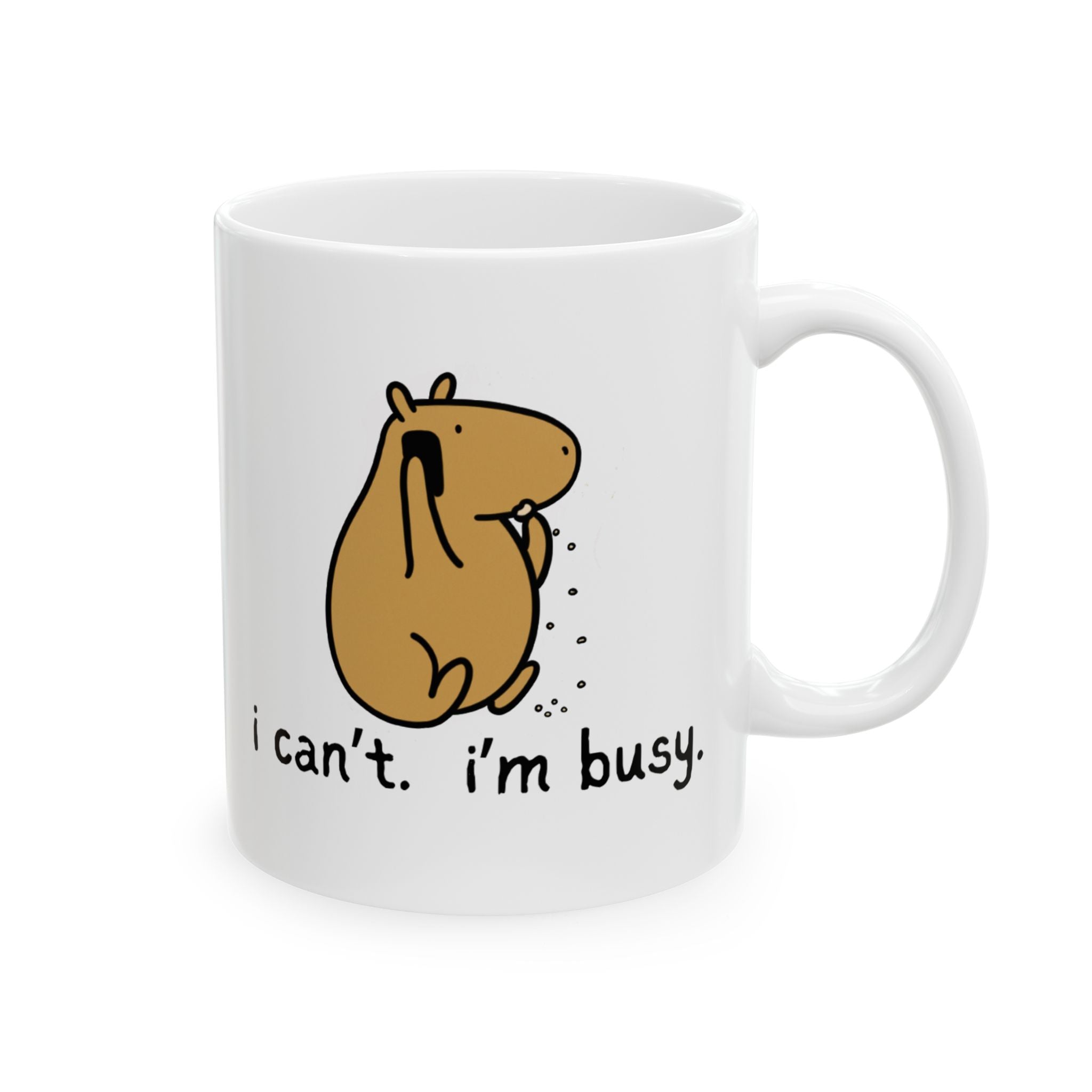 I'm Busy Capybara Mug