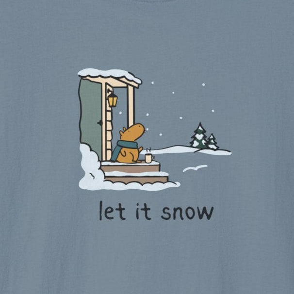 Let it Snow Capybara Softstyle Tee