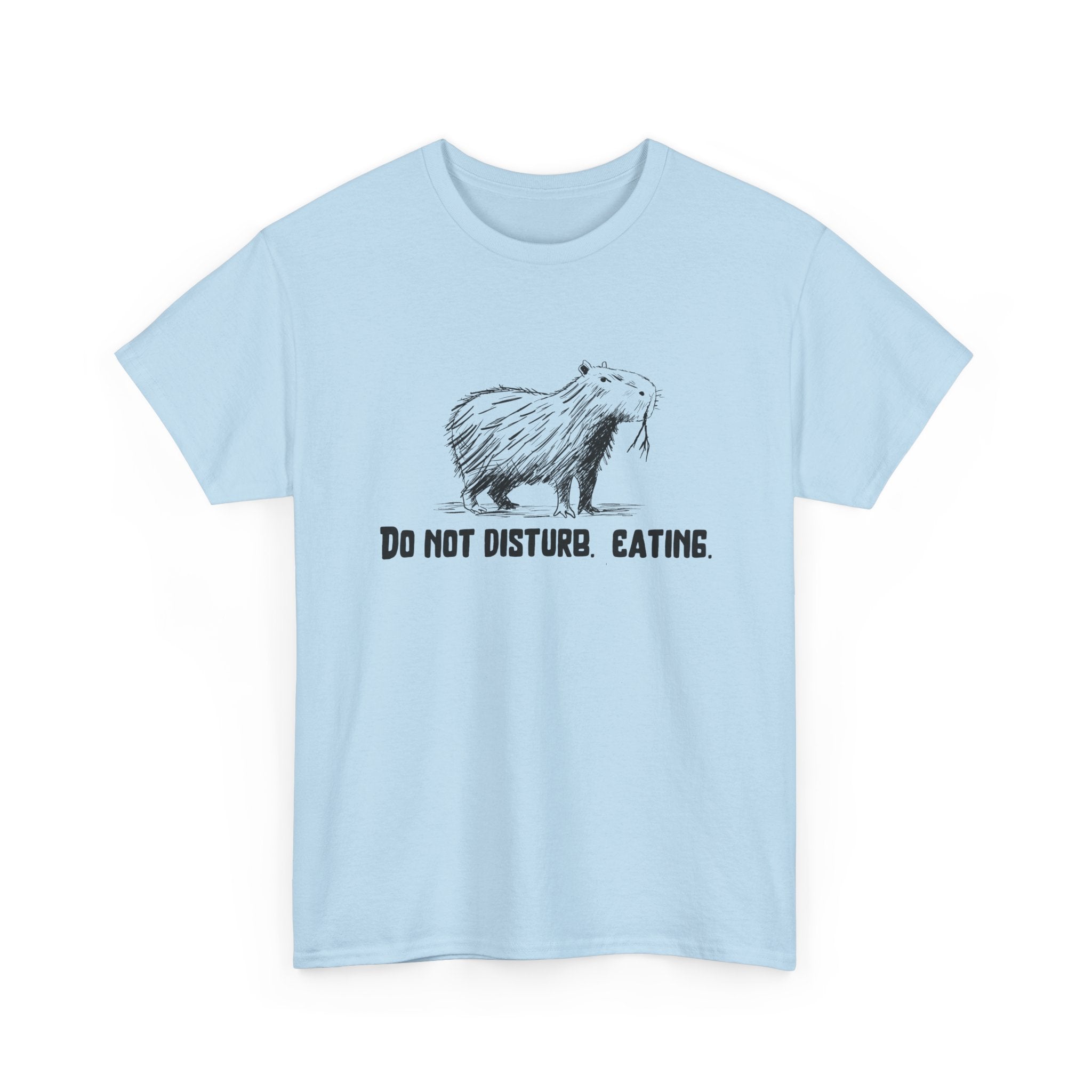 Do Not Disturb. Eating. Capybara Heavy Tee