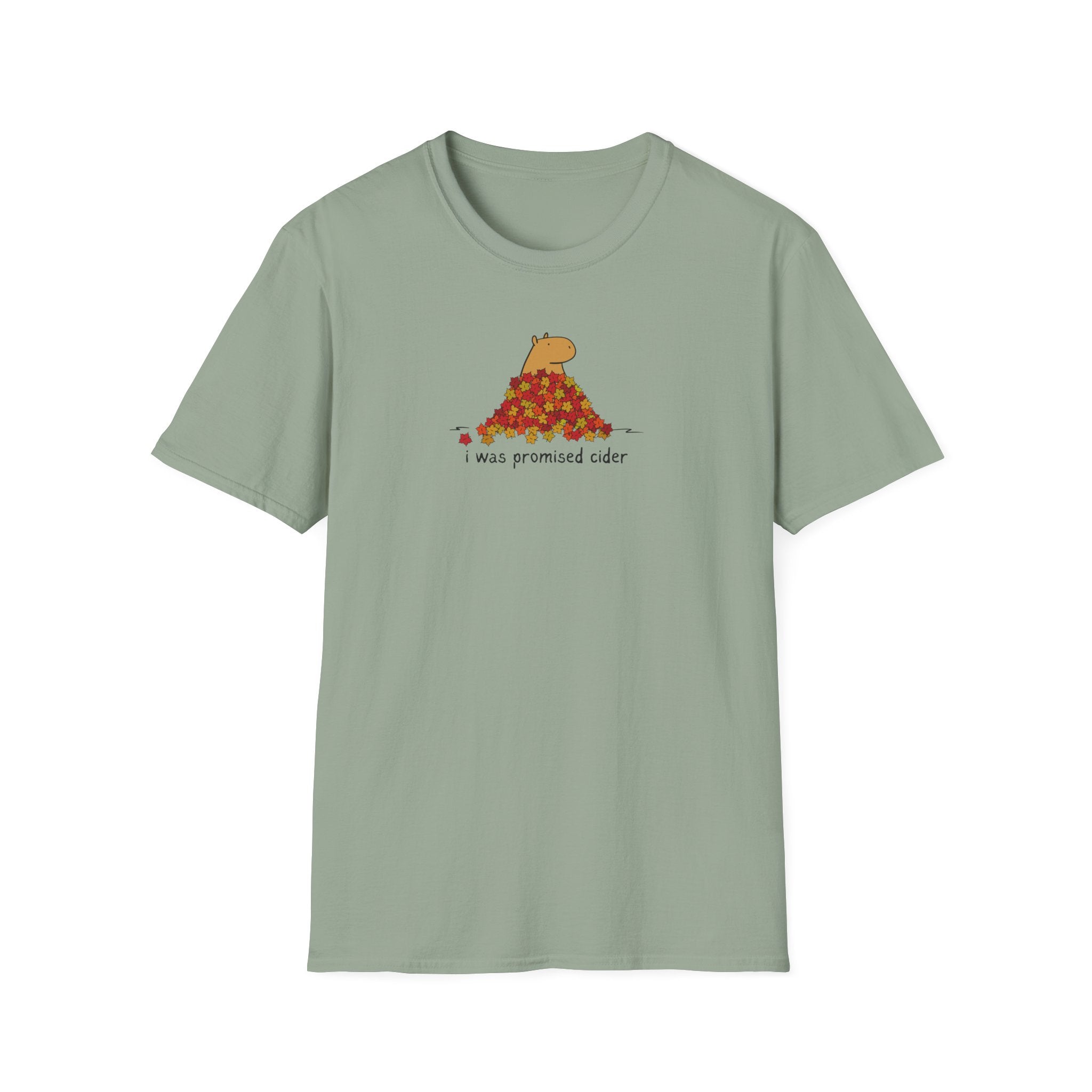 I Was Promised Cider - Capybara Softstyle Adult T-Shirt