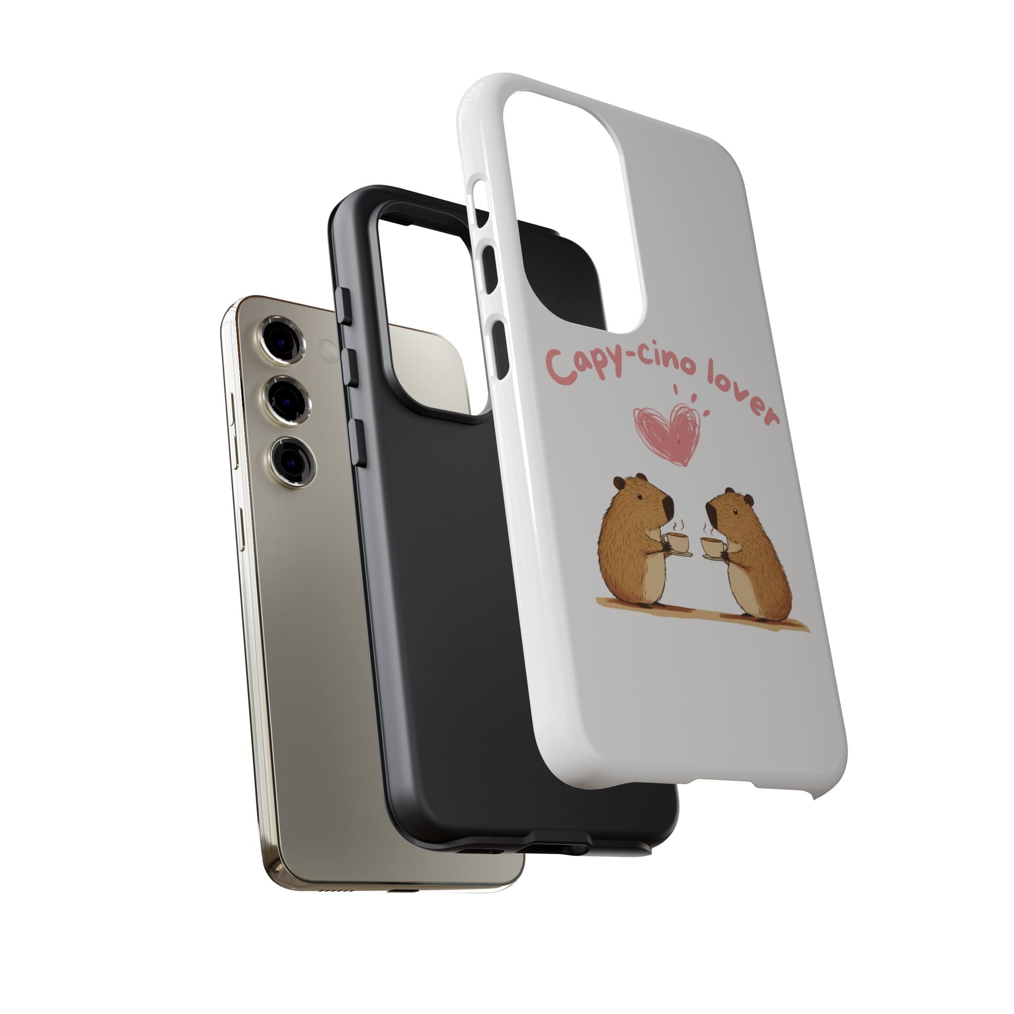 Cute Capybara Phone Case (Capy-cino Lover Series)