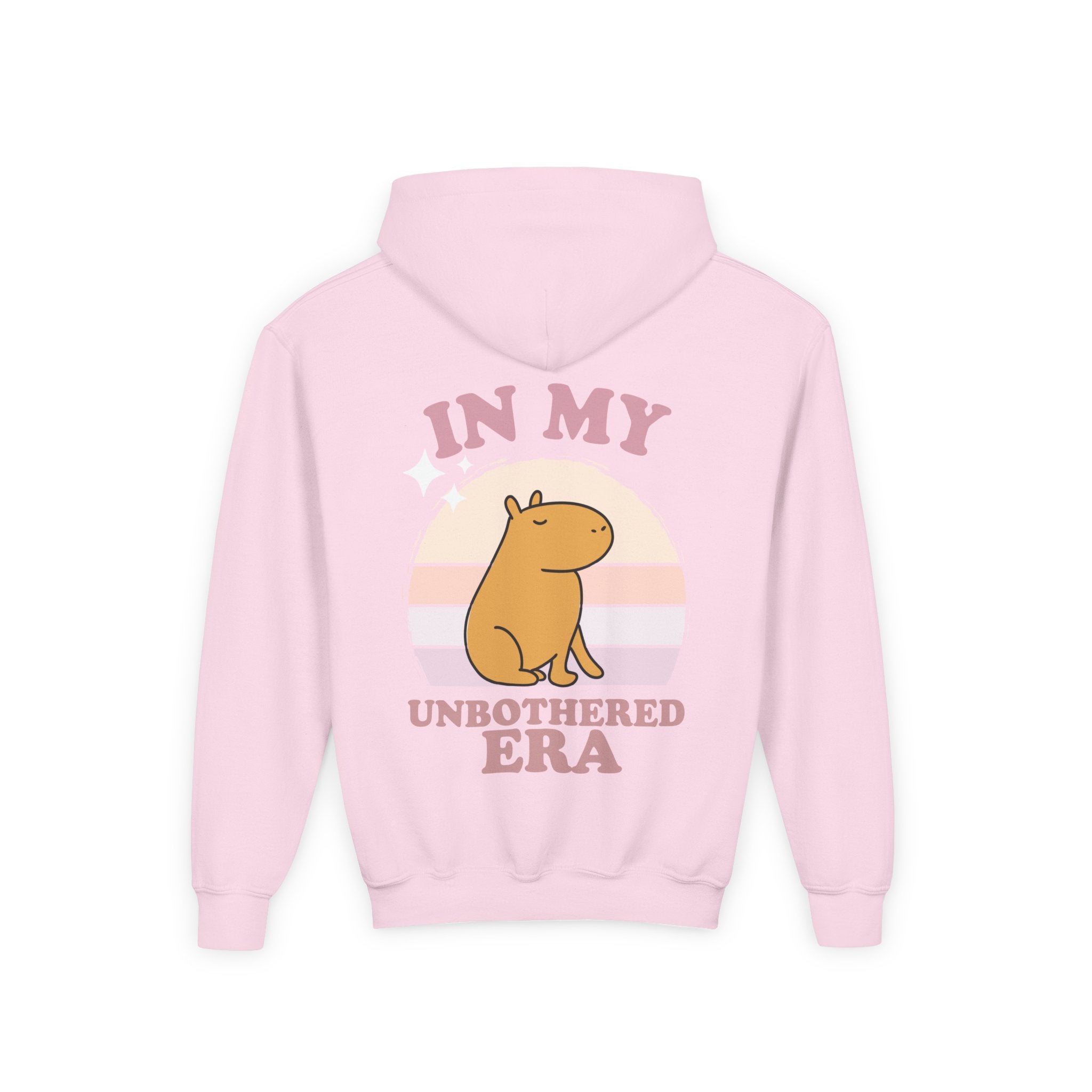 Capybara Hoodie – In My Unbothered Era Front and Back Sweatshirt