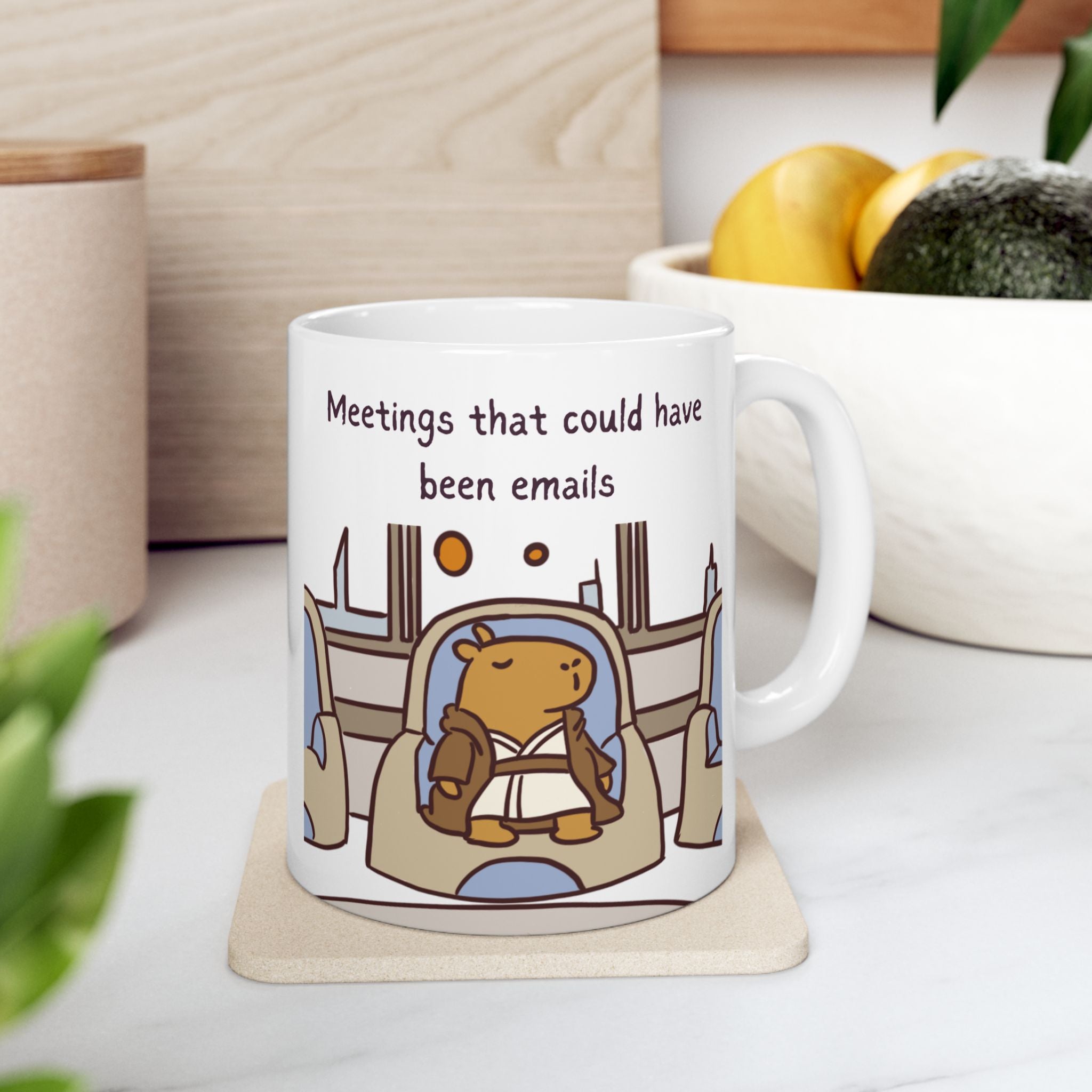 Meetings That Could Have Been Emails Capybara Mug