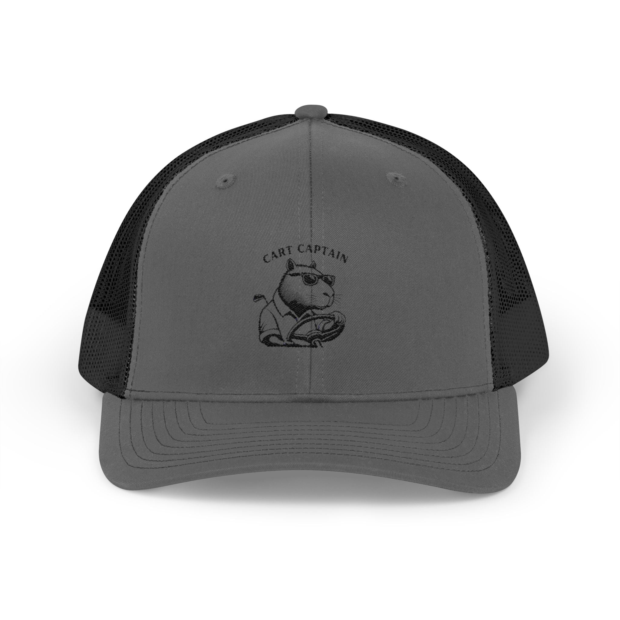 Cart Captain I - Snapback Trucker Cap with Embroidery